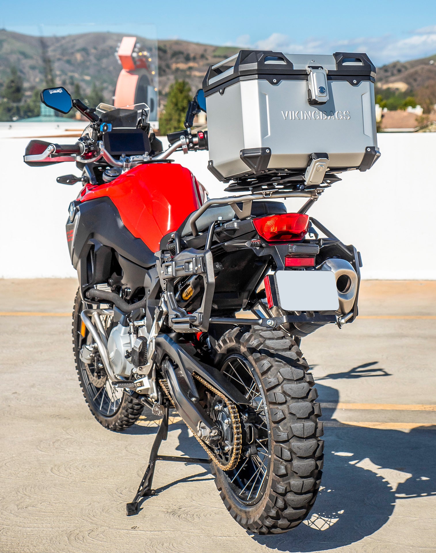 38L - Apex XL BMW F 850 GS Aluminum Top Case Silver v1