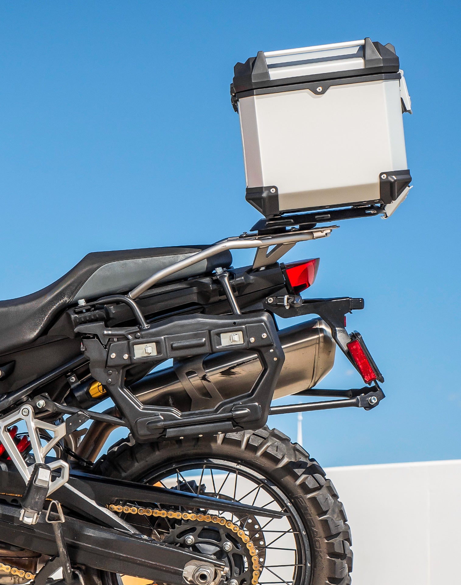 38L - Apex XL BMW F 850 GS Aluminum Top Case Silver v2