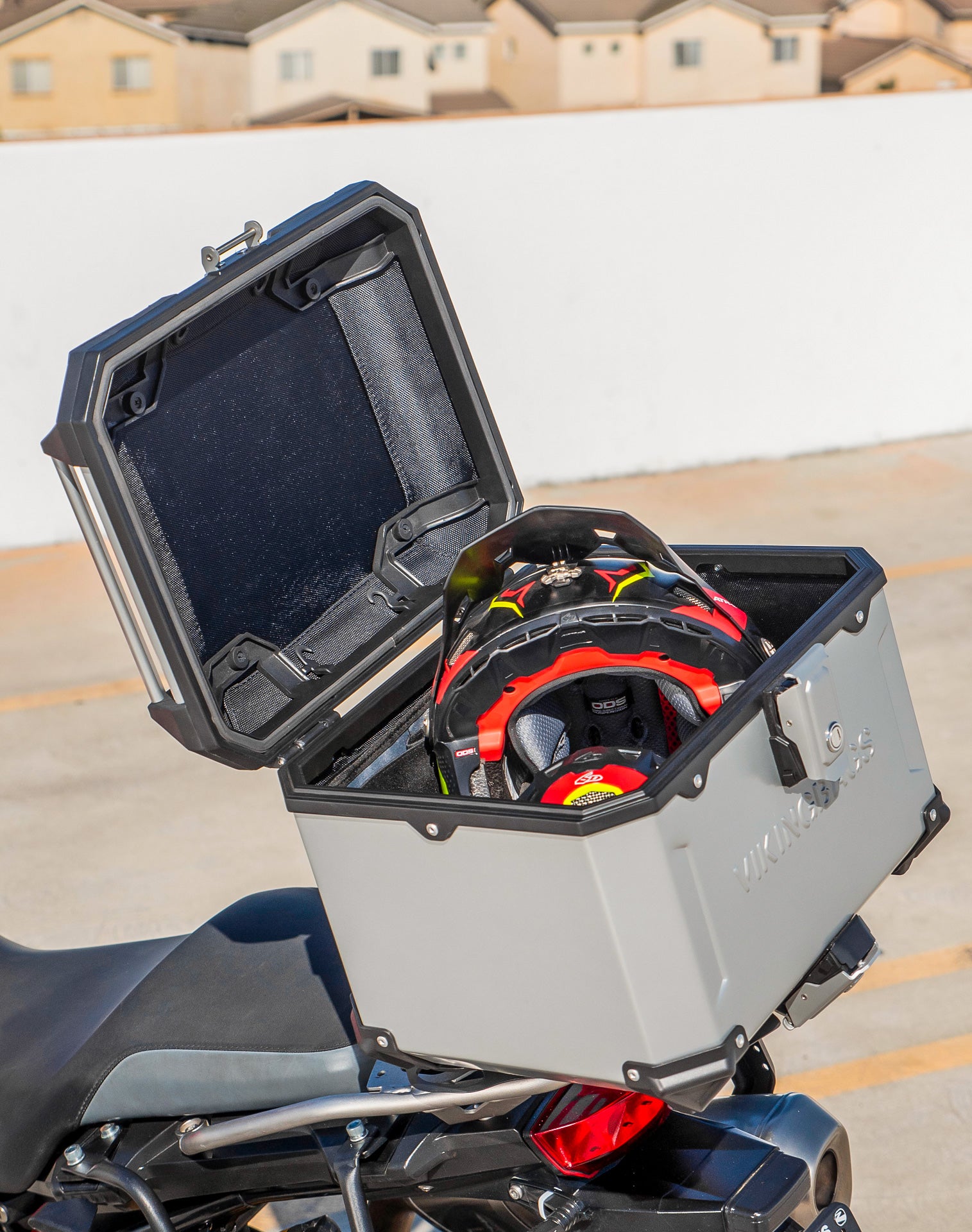 38L - Apex XL BMW F 850 GS Aluminum Top Case Silver v4