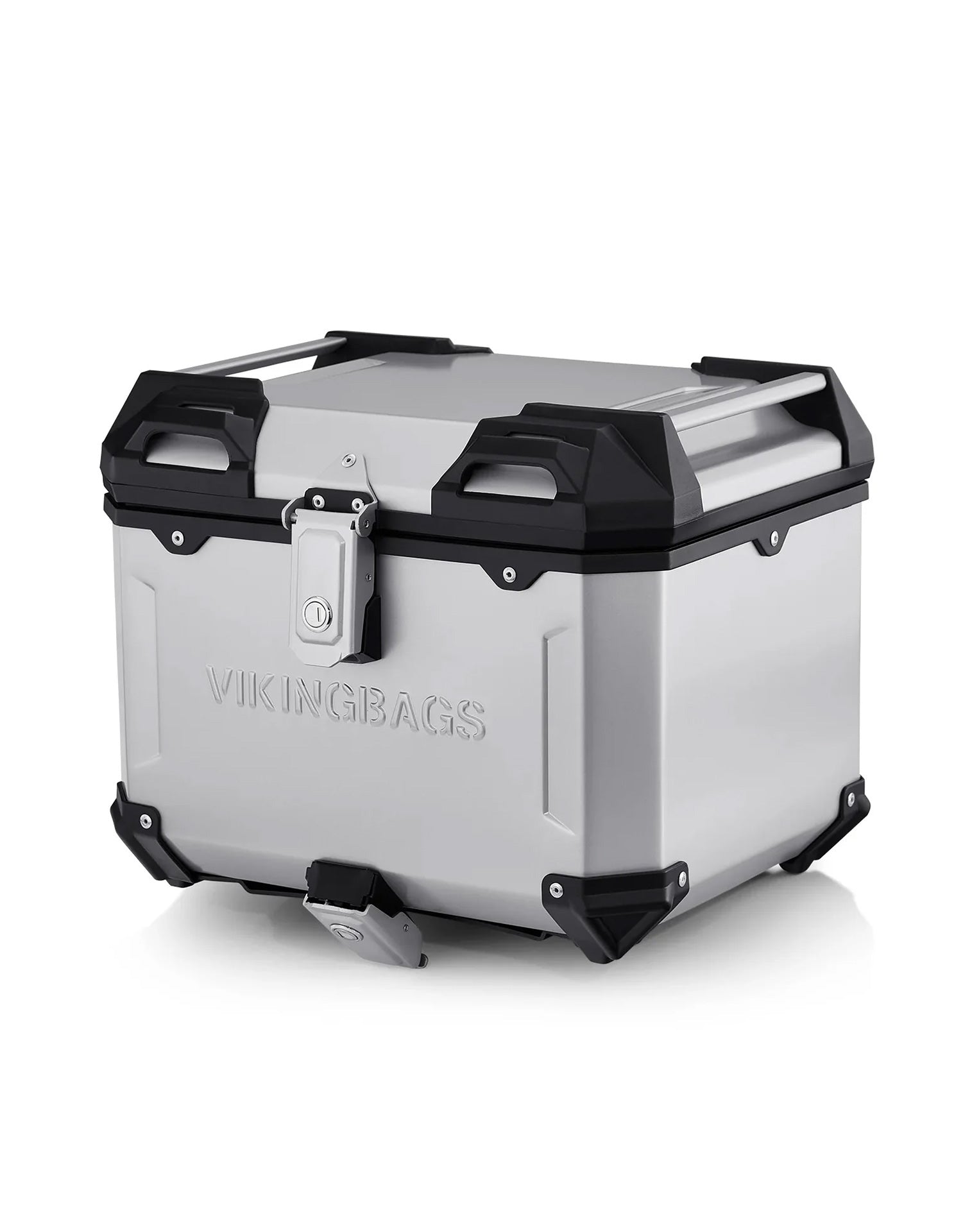 38L - Apex XL Royal Enfield Himalayan 450 Aluminum Top Case Silver Main View