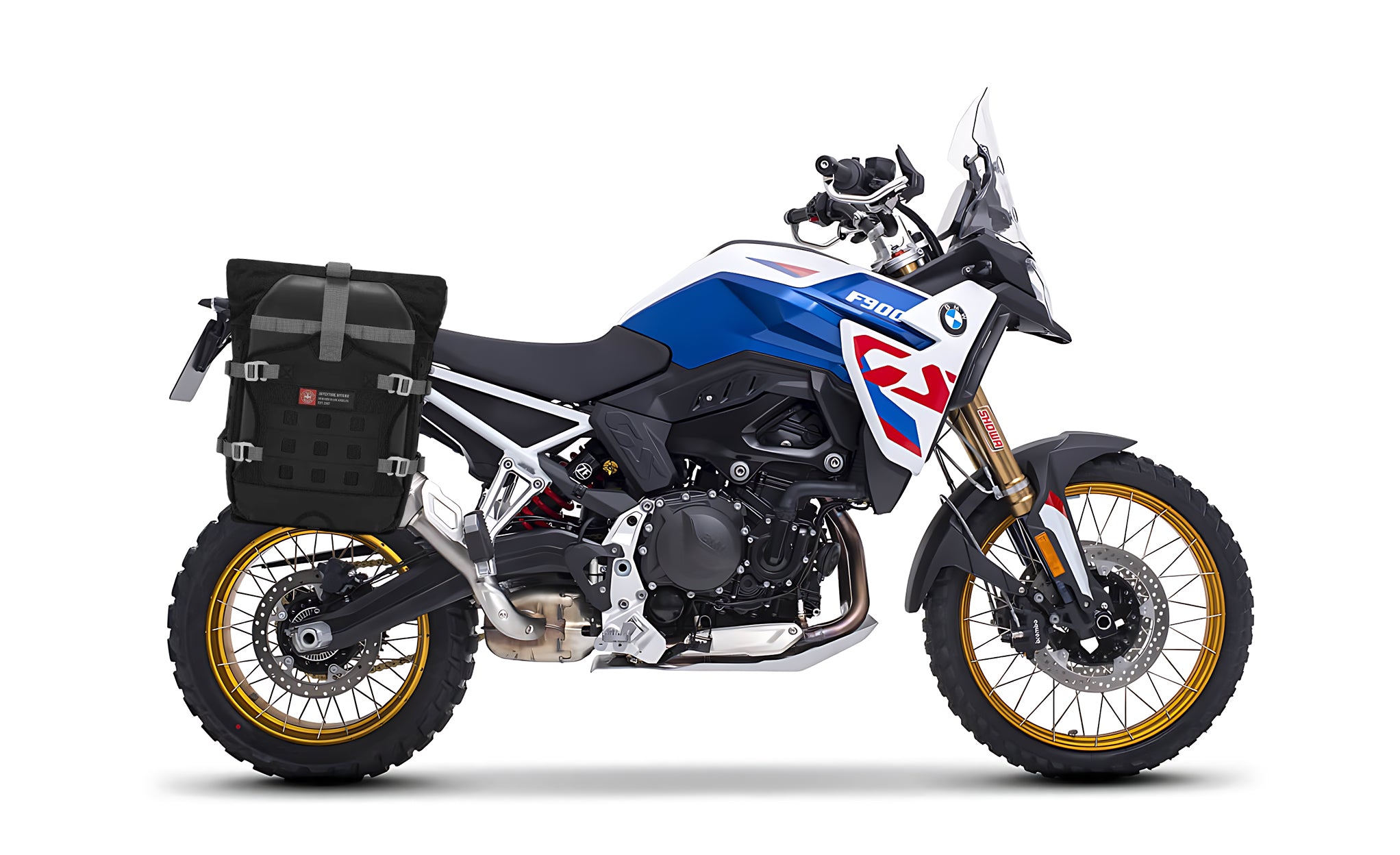 40L - Apex Medium BMW F 900 GS ADV Touring Panniers BAg on bike @expand