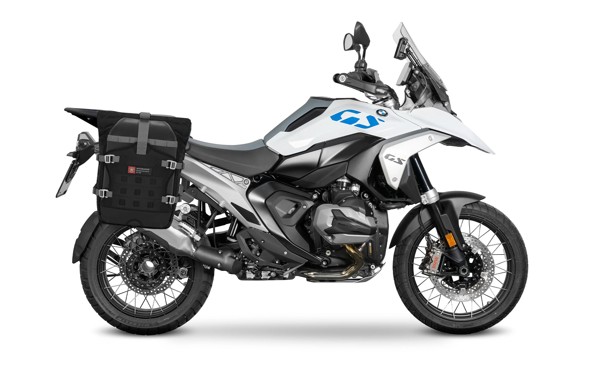40L - Apex Medium BMW R 1300 GS ADV Touring Panniers Bag on Bike @expand
