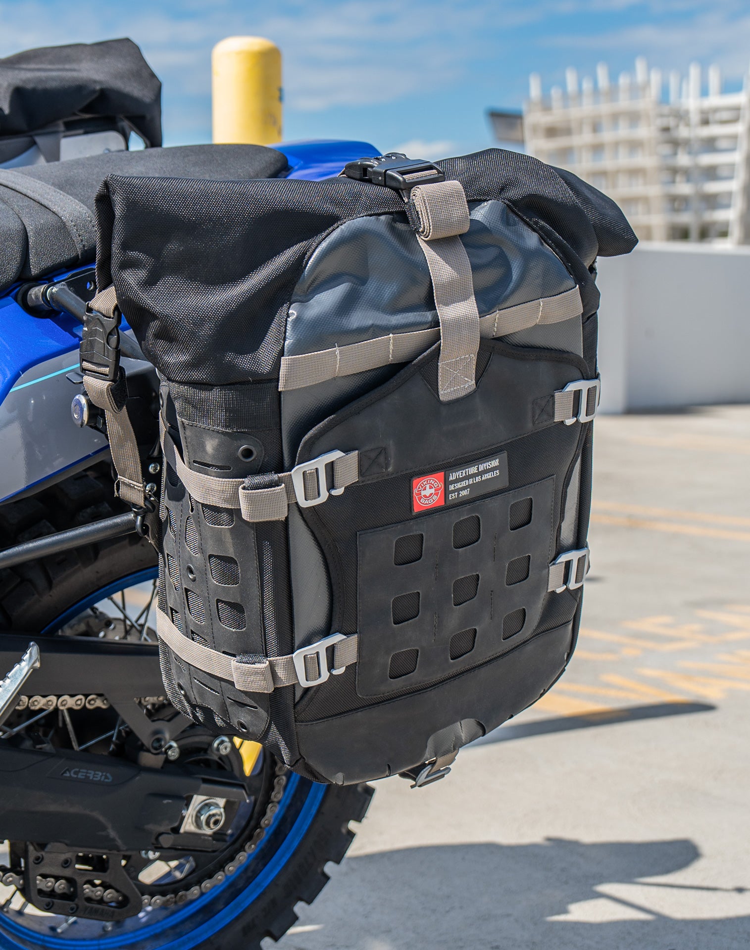 60L - Apex Large Yamaha Tenere 700 ADV Touring Panniers Vertical Life Style