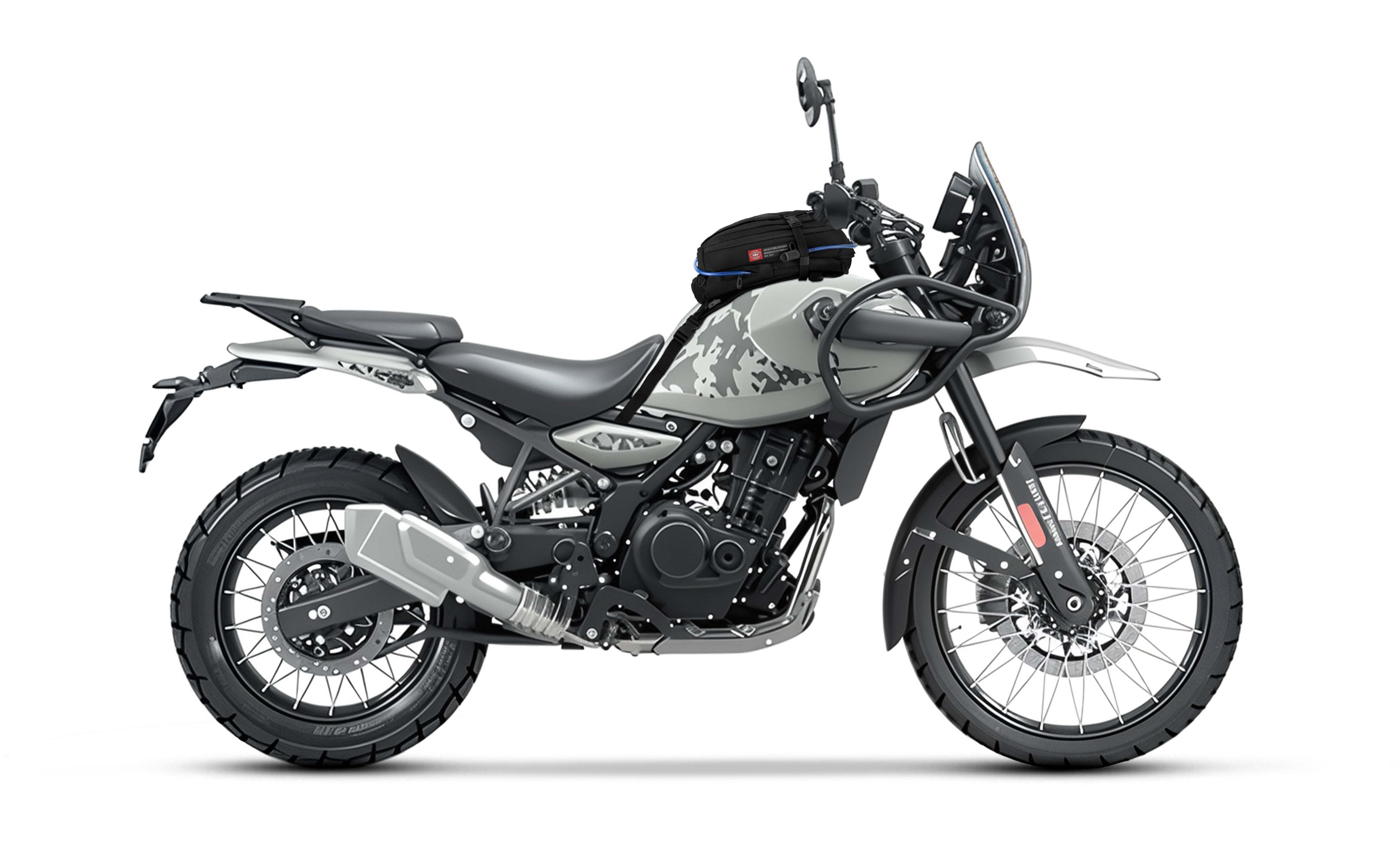 7L - Apex Royal Enfield ADV Touring Backpack with Hydration Pack Bag on Bike @expand