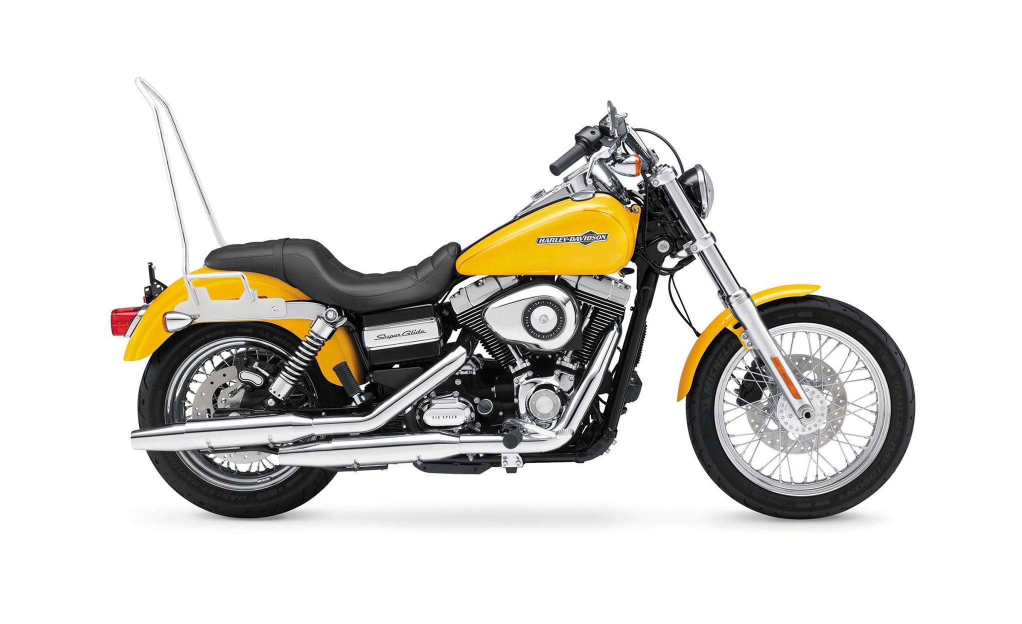 Iron Born Blade 25" Sissy Bar for Harley Dyna Super Glide FXD Chrome Bag on Bike @expand