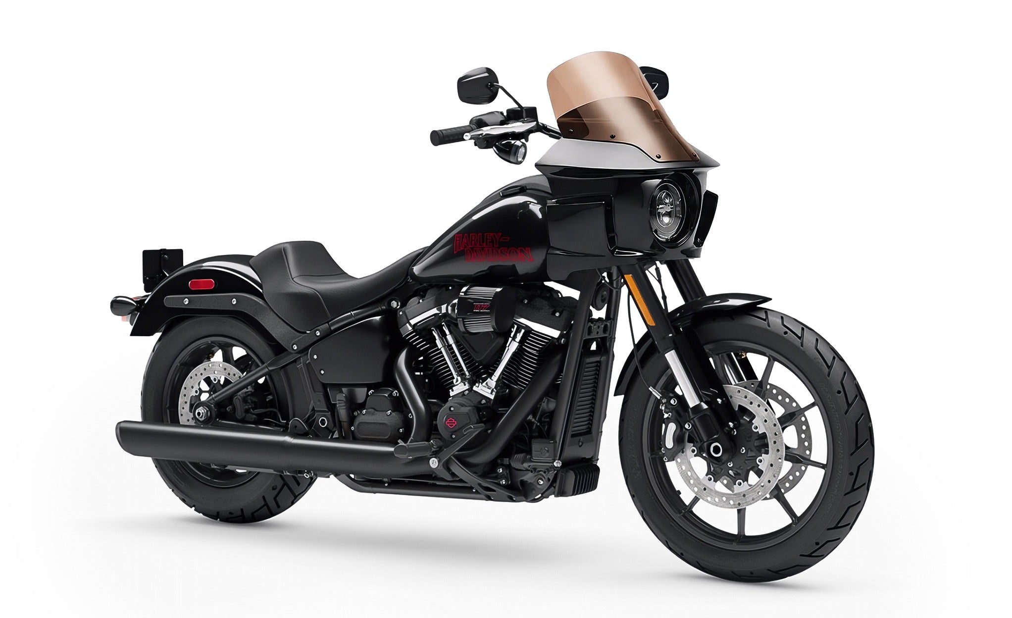 Viking Darkin Motorcycle Fairing For Harley Softail Low Rider S FXLRS Gloss Black @expand