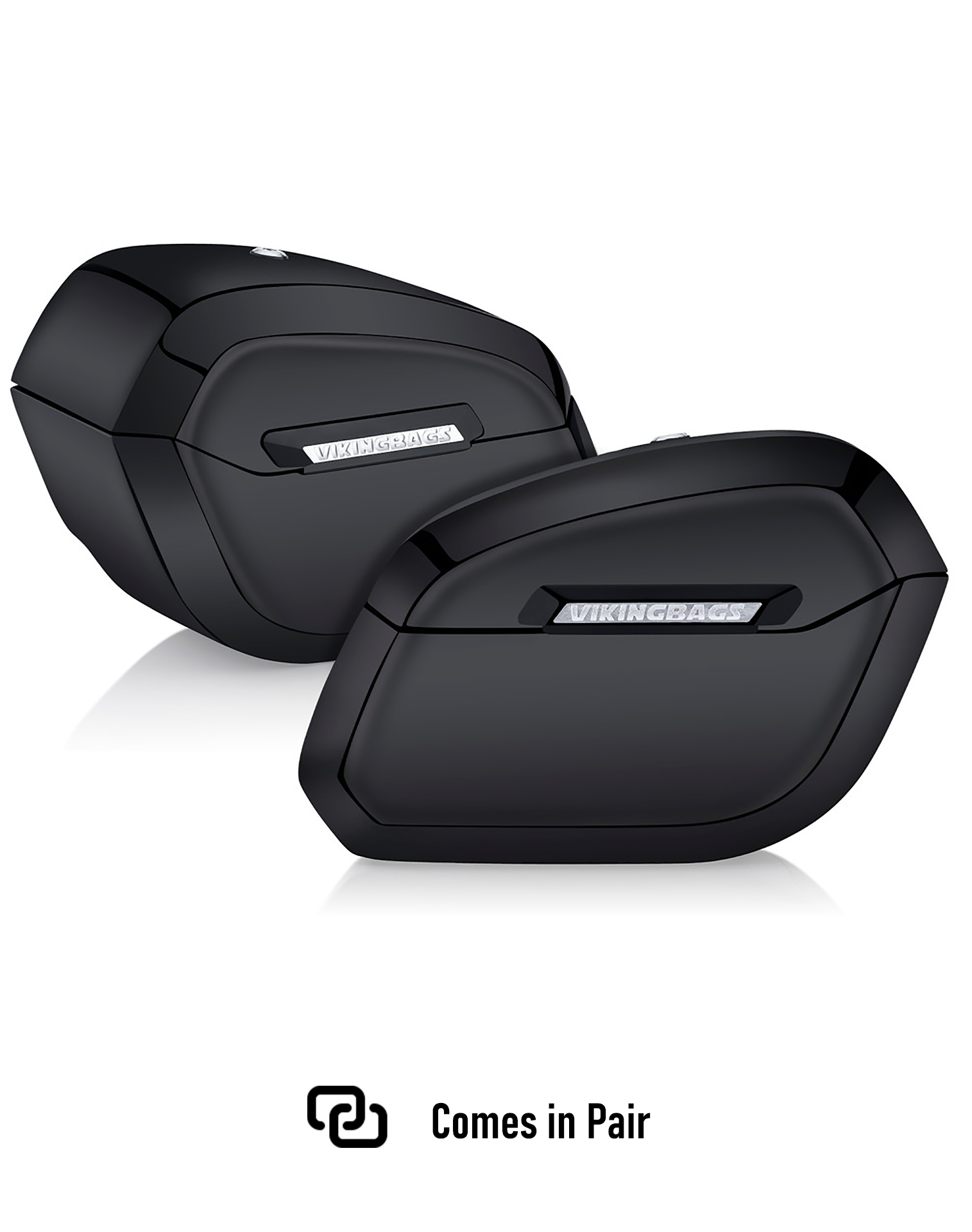 32L - Darkin Large Quick Mount Painted Hard Saddlebags for Harley Softail Deluxe FLDE Comes in Pair