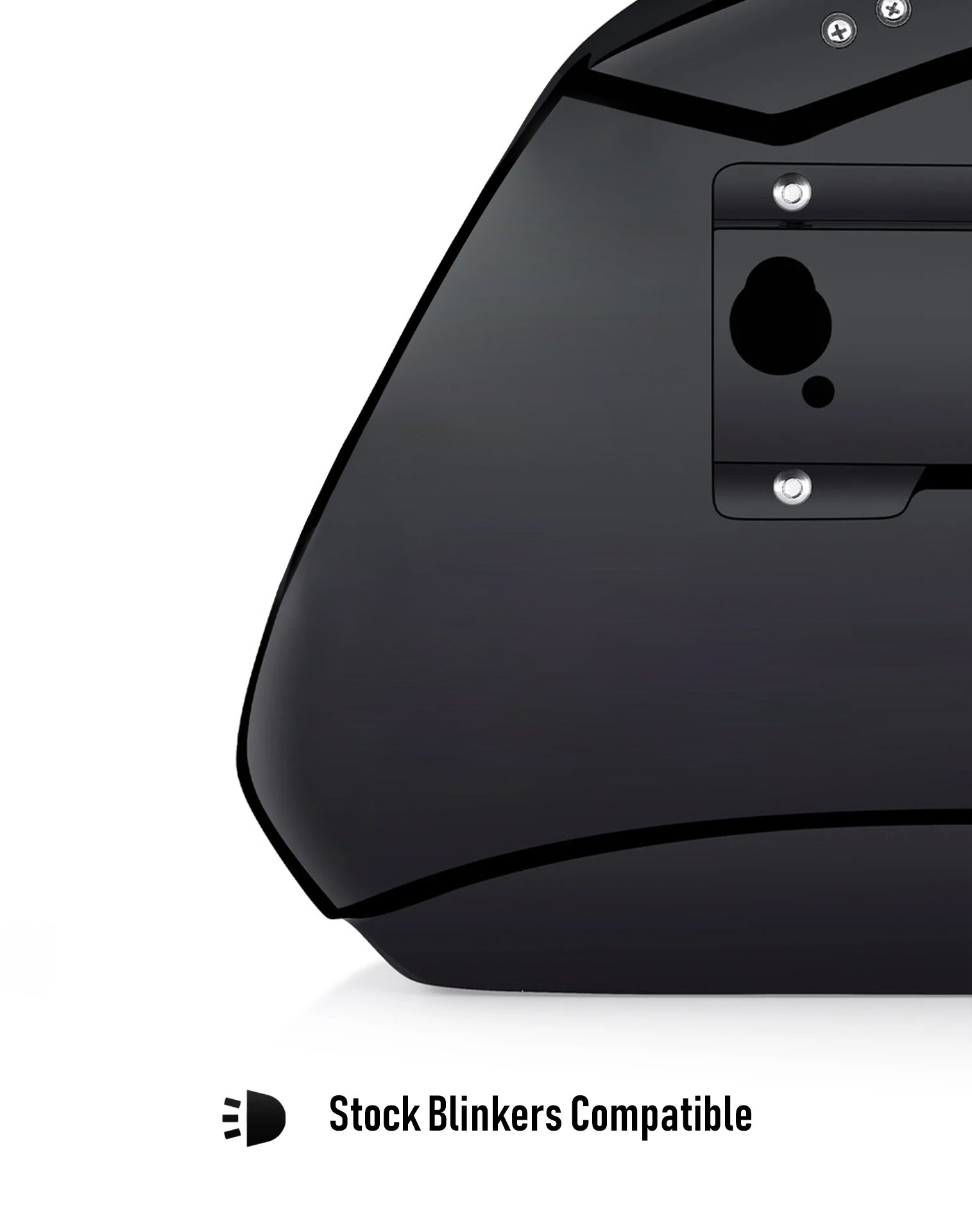 32L - Darkin Large Quick Mount Painted Hard Saddlebags for 2025+ Harley Softail Low Rider S FXLRS Stock Blinkers Compatible