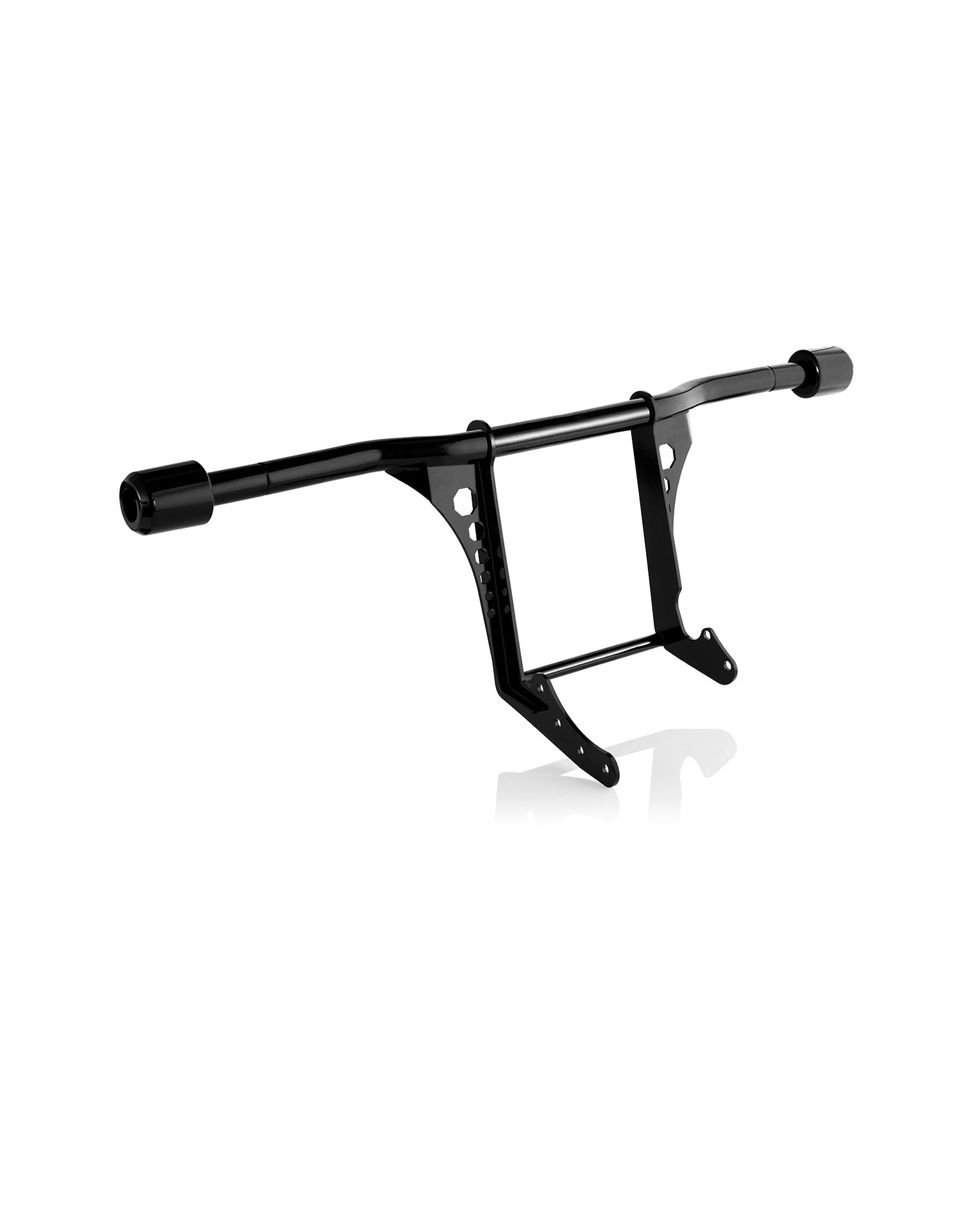 Viking Dominion Crash Bar/ Engine Guard for Harley Softail Low Rider FXLR Gloss Black Back View