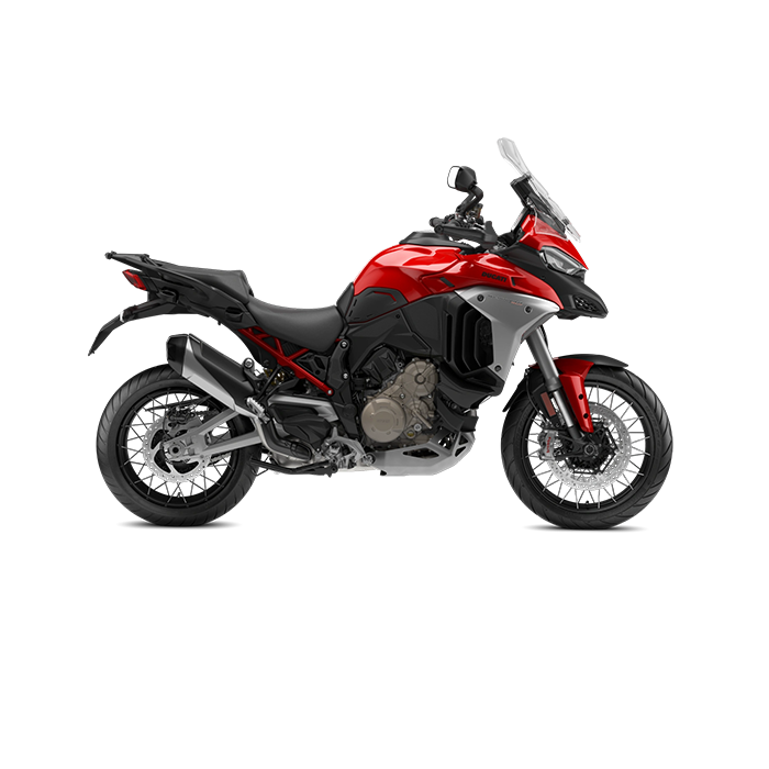 ducati multistrada v4 rally adventure touring panniers