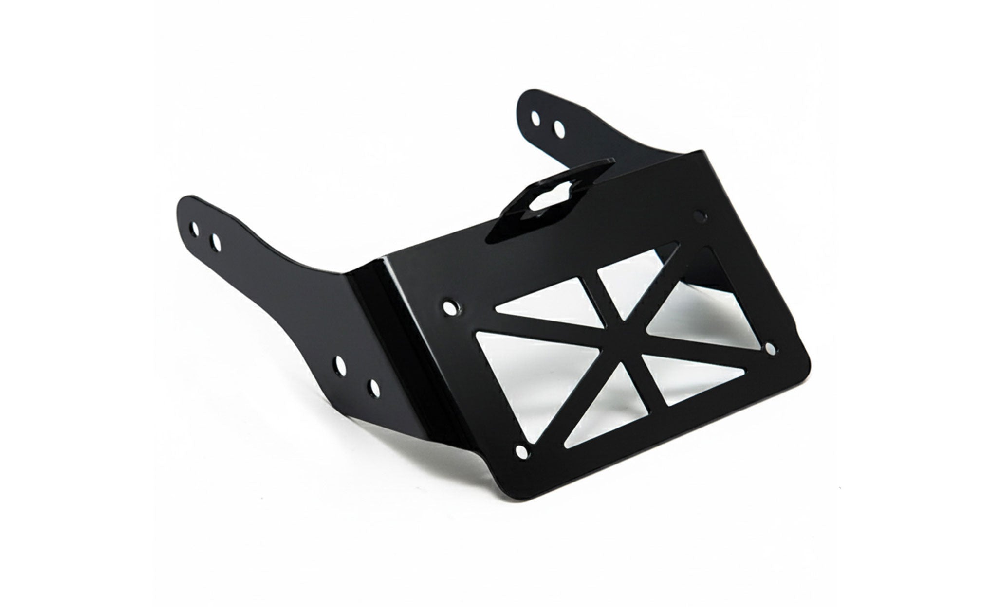 Viking Turn Signal & License Plate Relocation/ Extension Kit For Harley Dyna Wide Glide FXDWG/I Gloss Black Bracket @expand