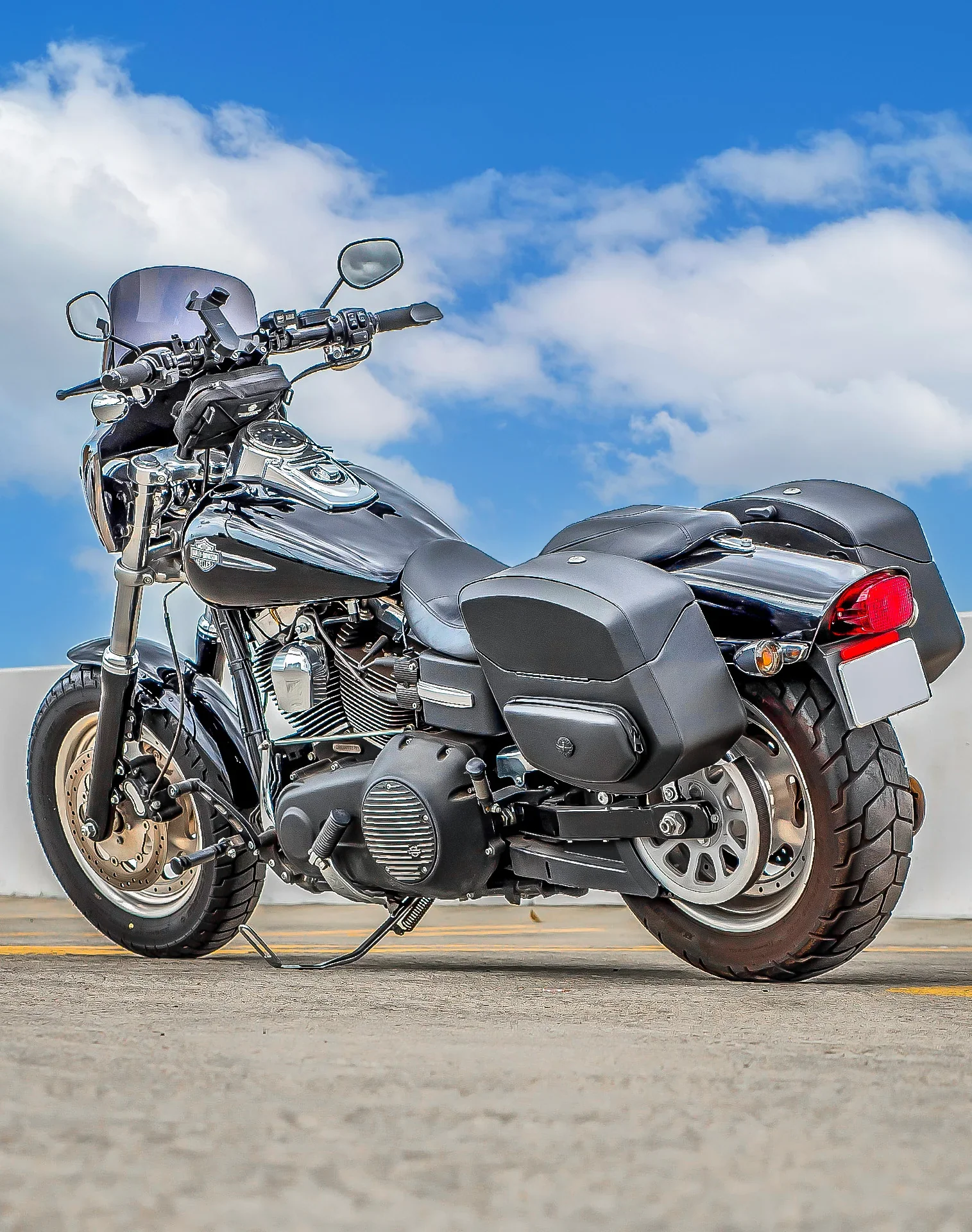 Harley Davidson Dyna Fat Bob FXDF/SE Hard Saddlebags