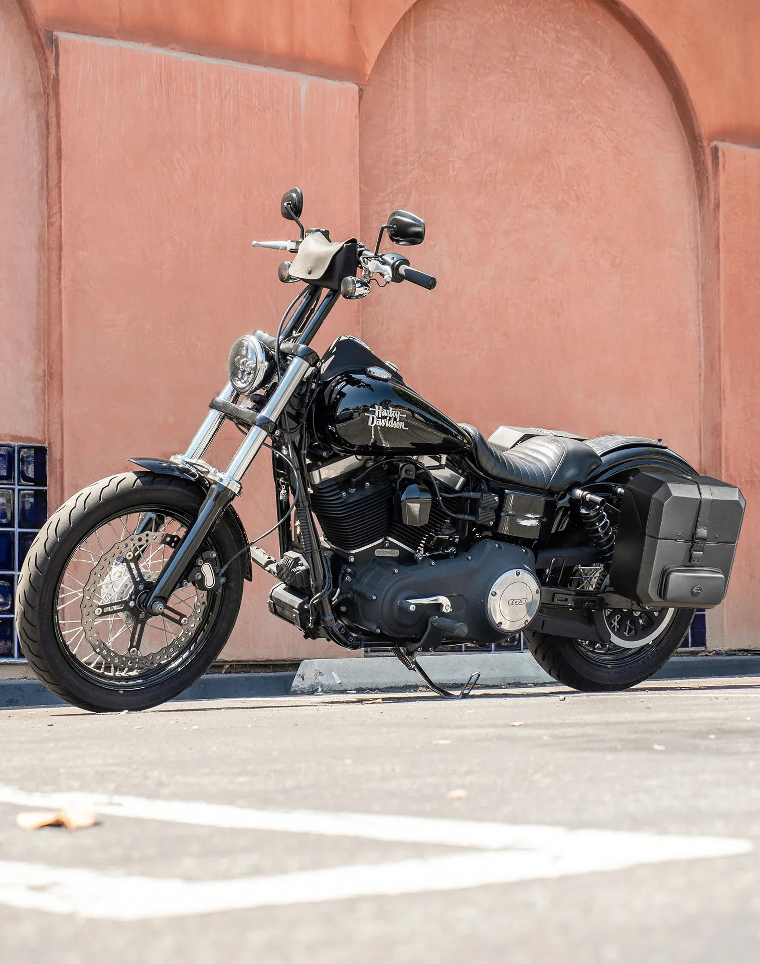 Harley Davidson Dyna Street Bob FXDB/I Saddlebags Vertical