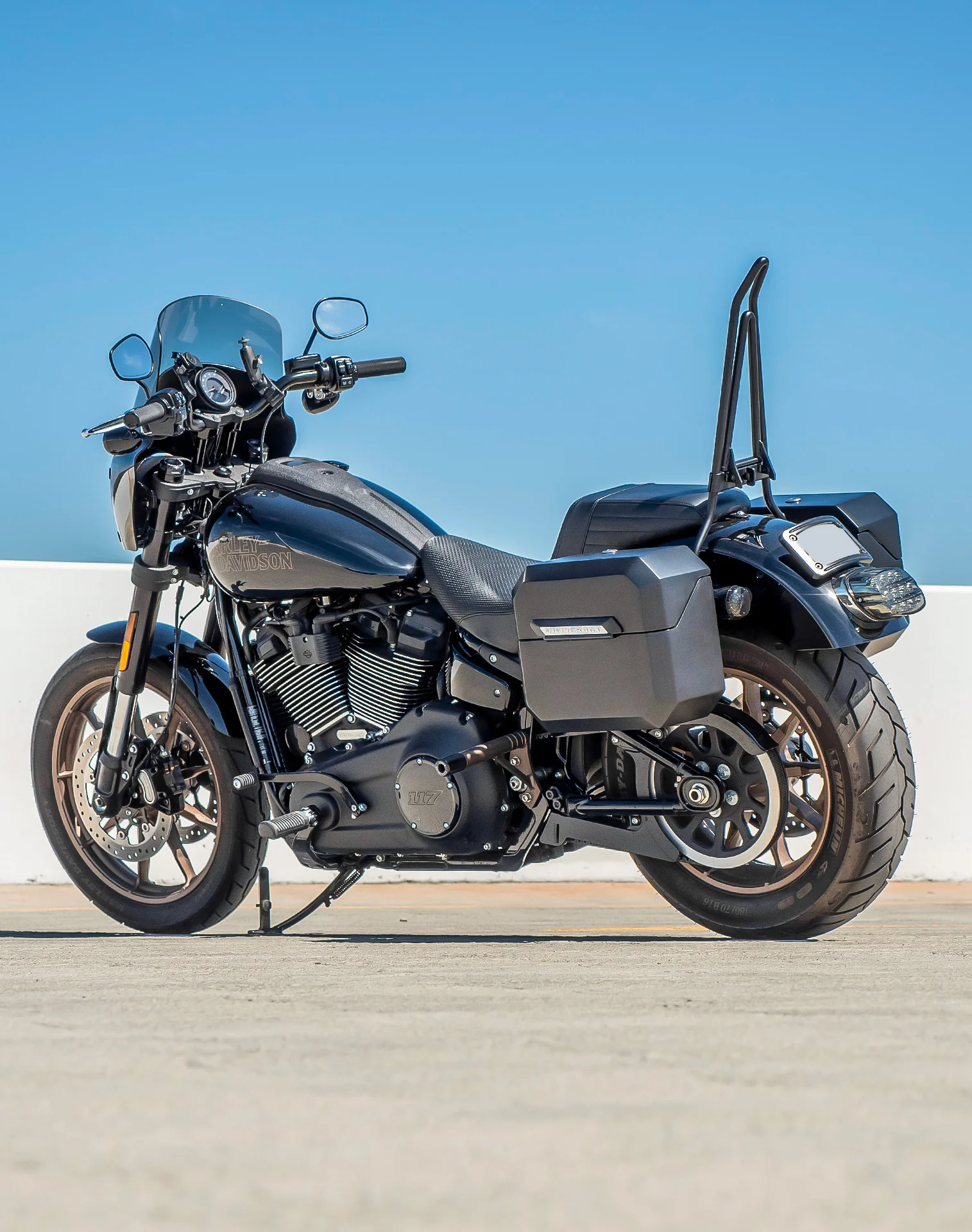 Harley Davidson Softail Low Rider FXLR Saddlebags - 2018 & Later