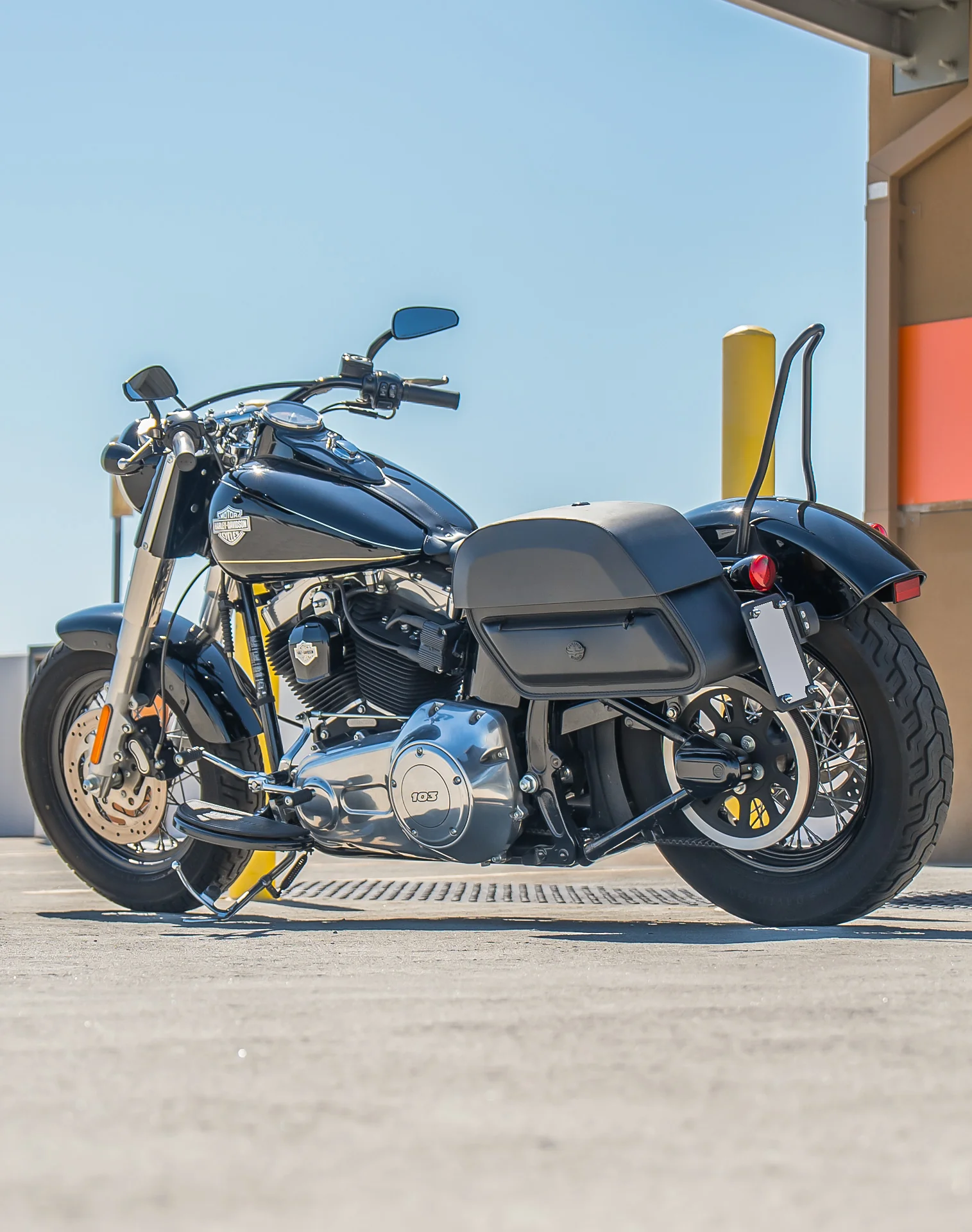 Harley Davidson Softail Slim FLS Saddlebags - 2017 & Older