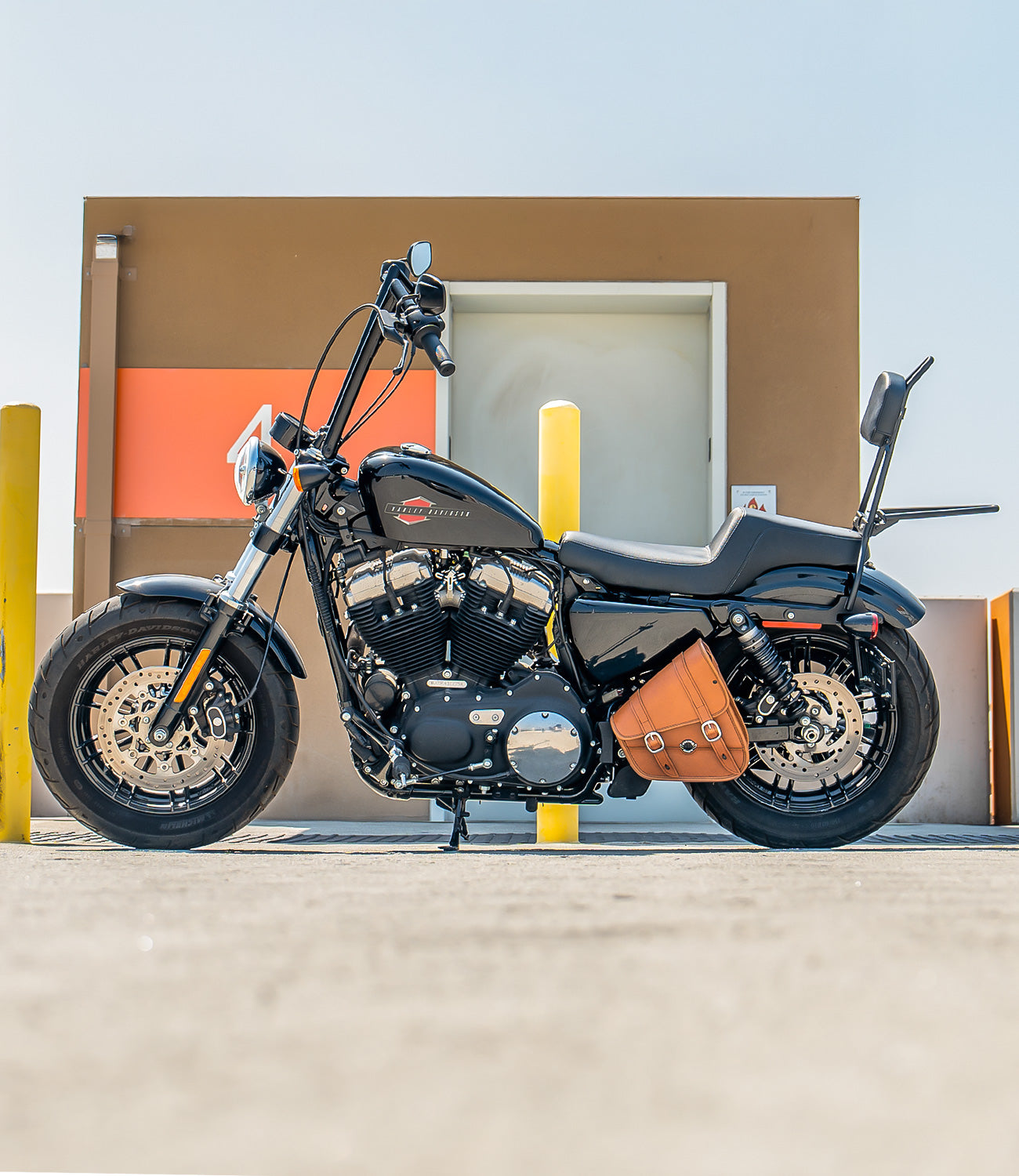 Swingarm Bags for Harley Davidson Motorcycles Mobile Banner