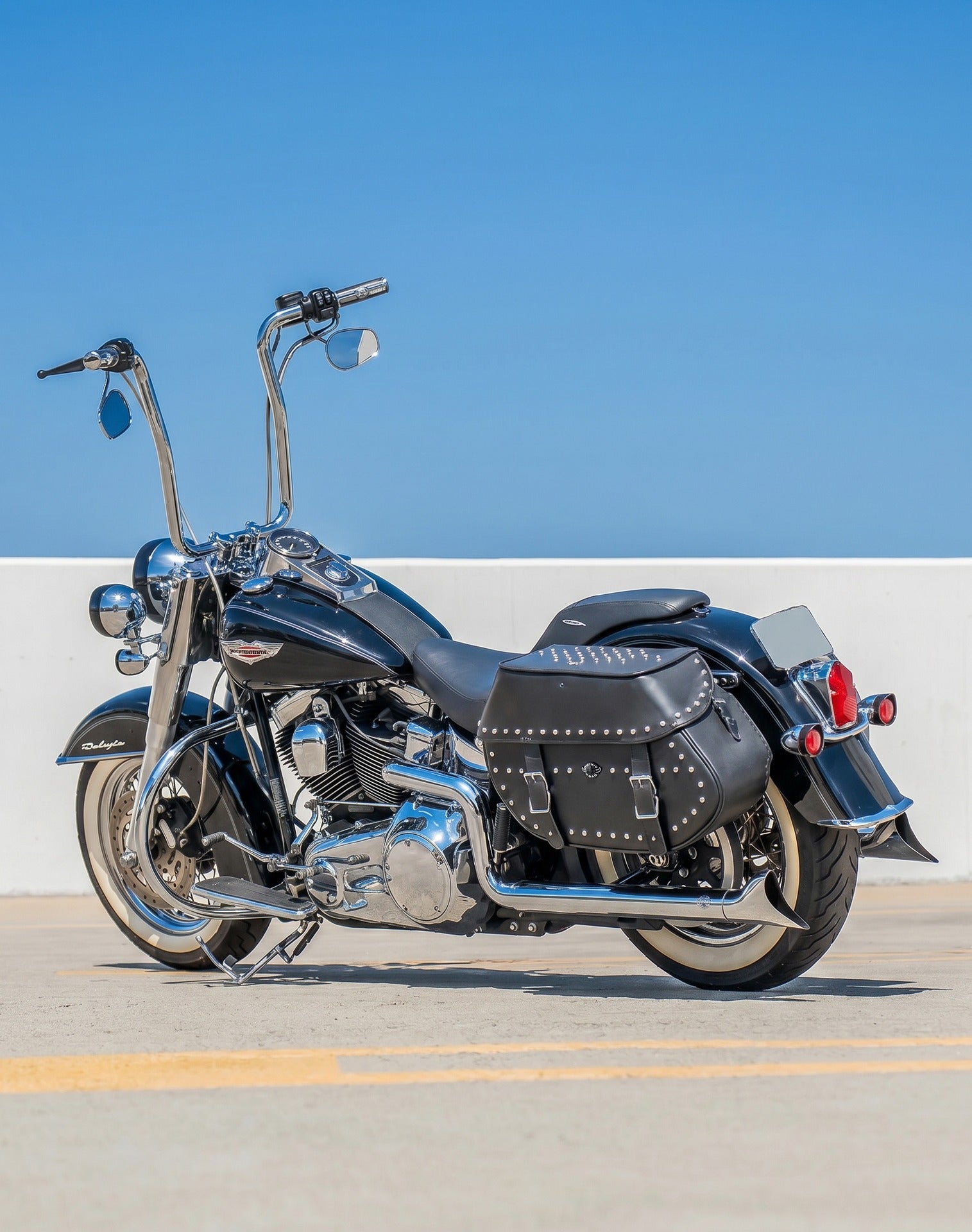 Harley Softail Deluxe FLDE All Motorcycle Luggage Bags, Parts & Accessories By Bike