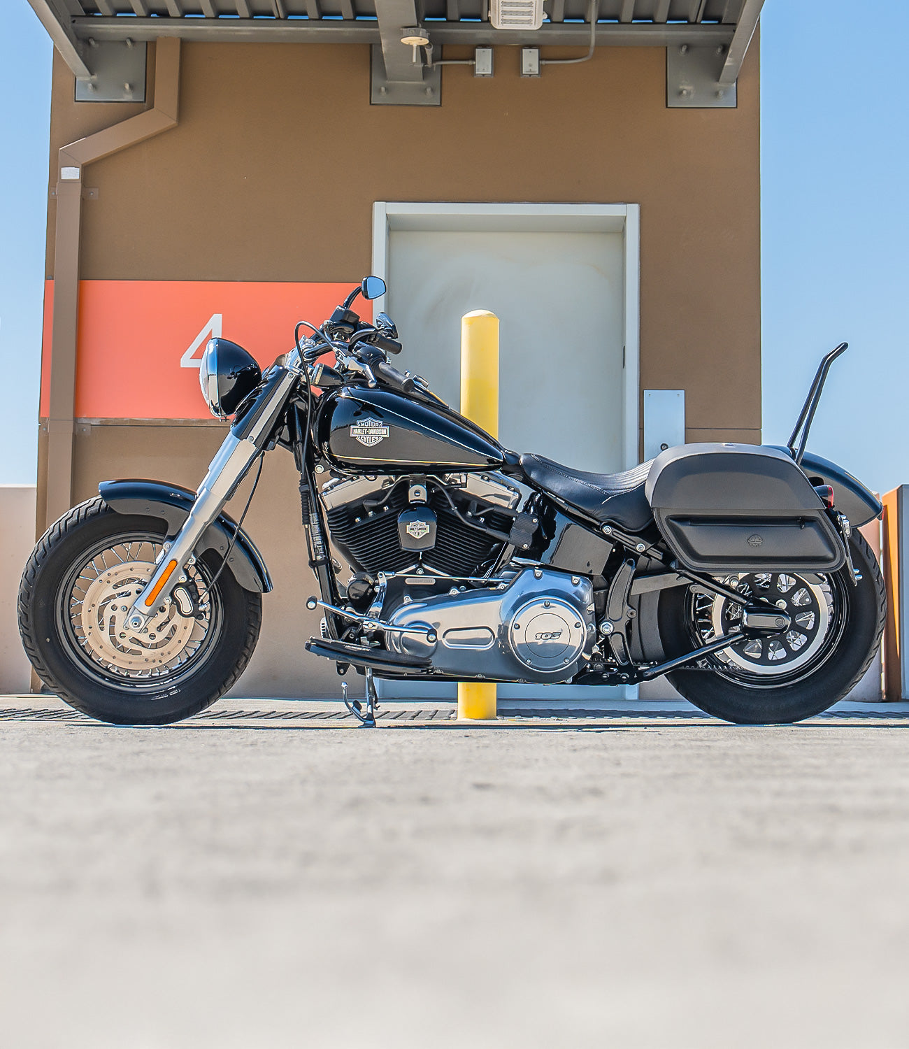 Harley Softail Slim FLS All Motorcycle Luggage Bags, Parts & Accessories By Bike