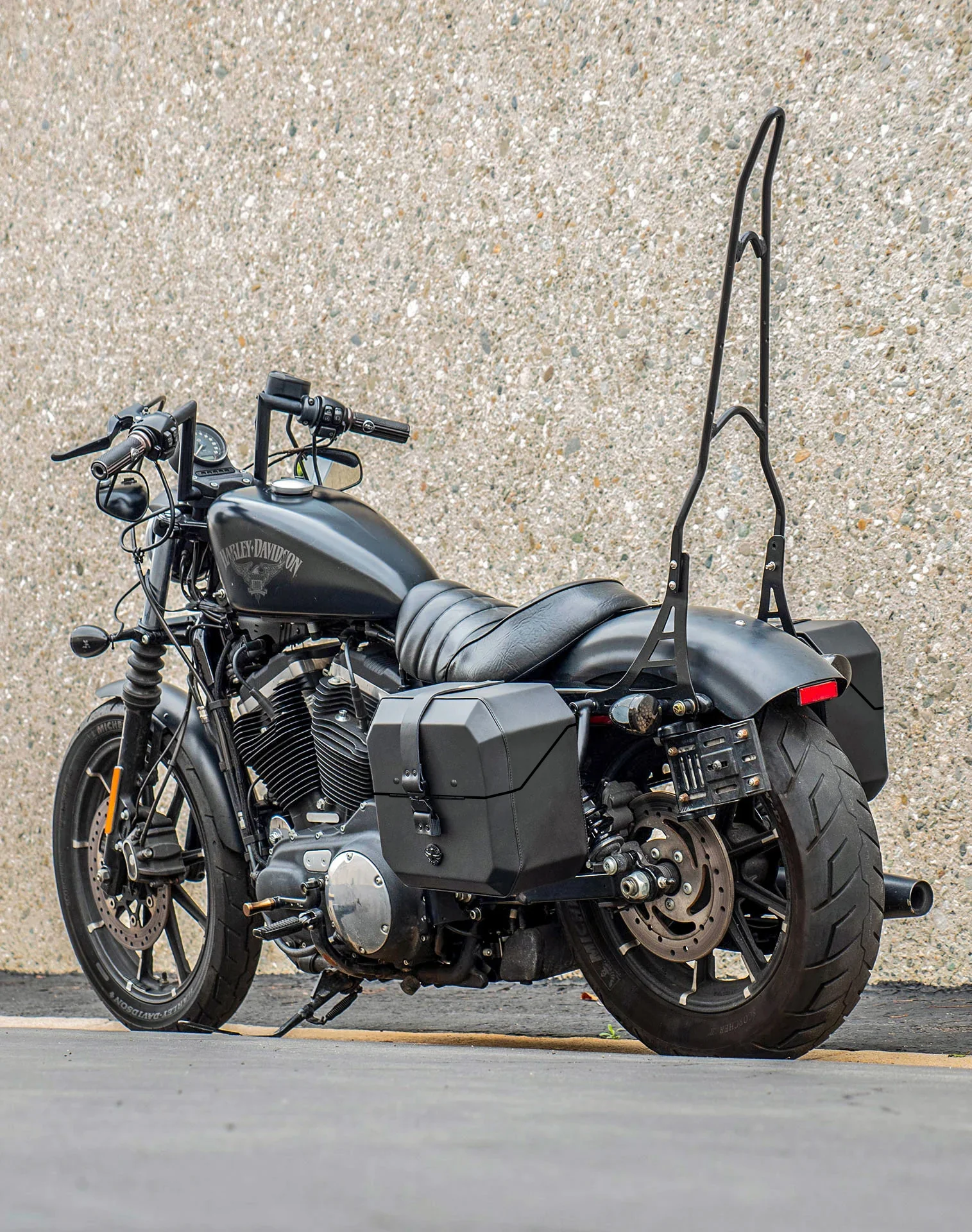 Harley Sportster 883 Iron XL883N All Motorcycle Luggage Bags, Parts & Accessories By Bike