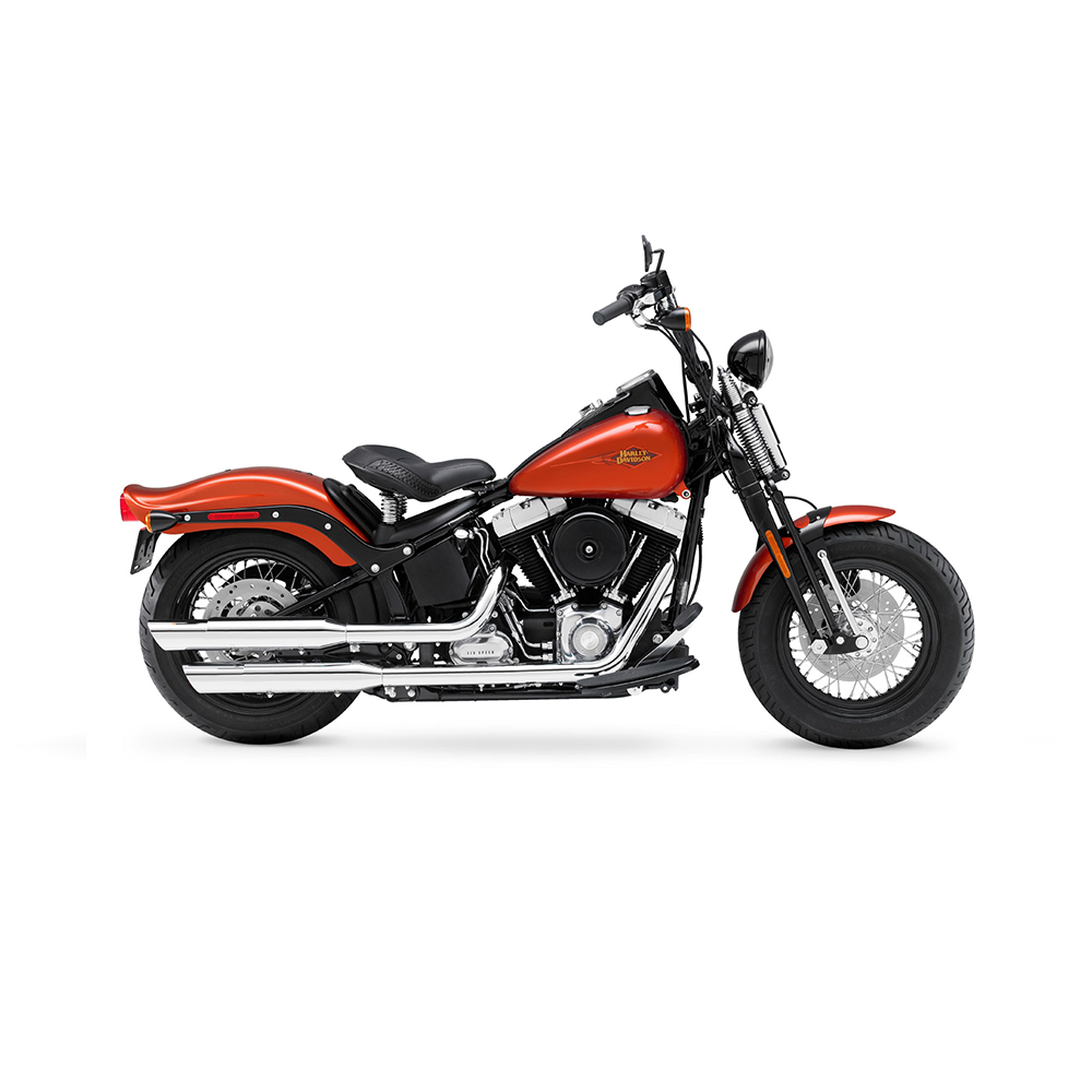 harley davidson softail cross bones flstsb crash bars