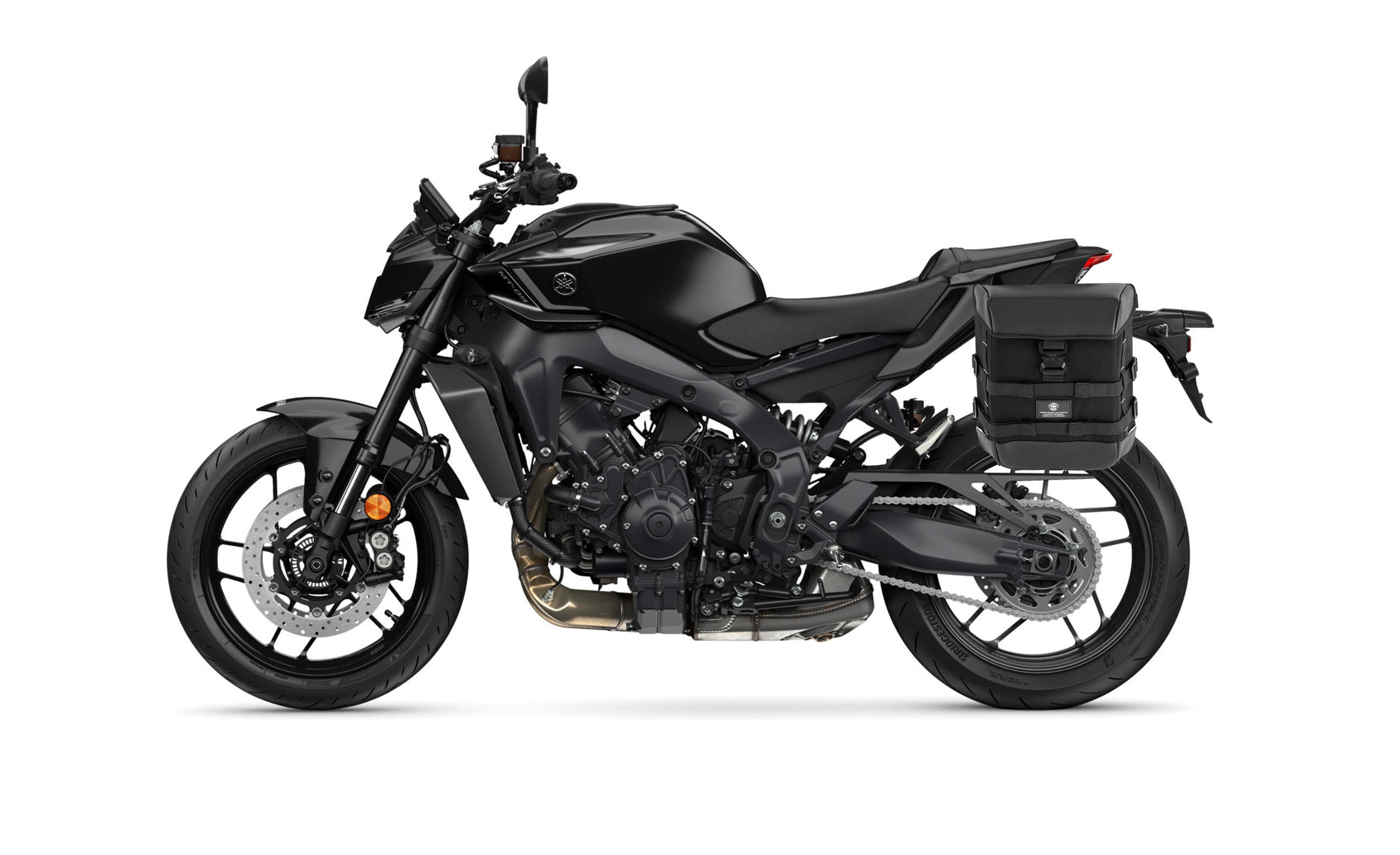 30L - Incognito Quick-Mount Medium Yamaha MT-09 Saddlebags Bag on Bike @expand