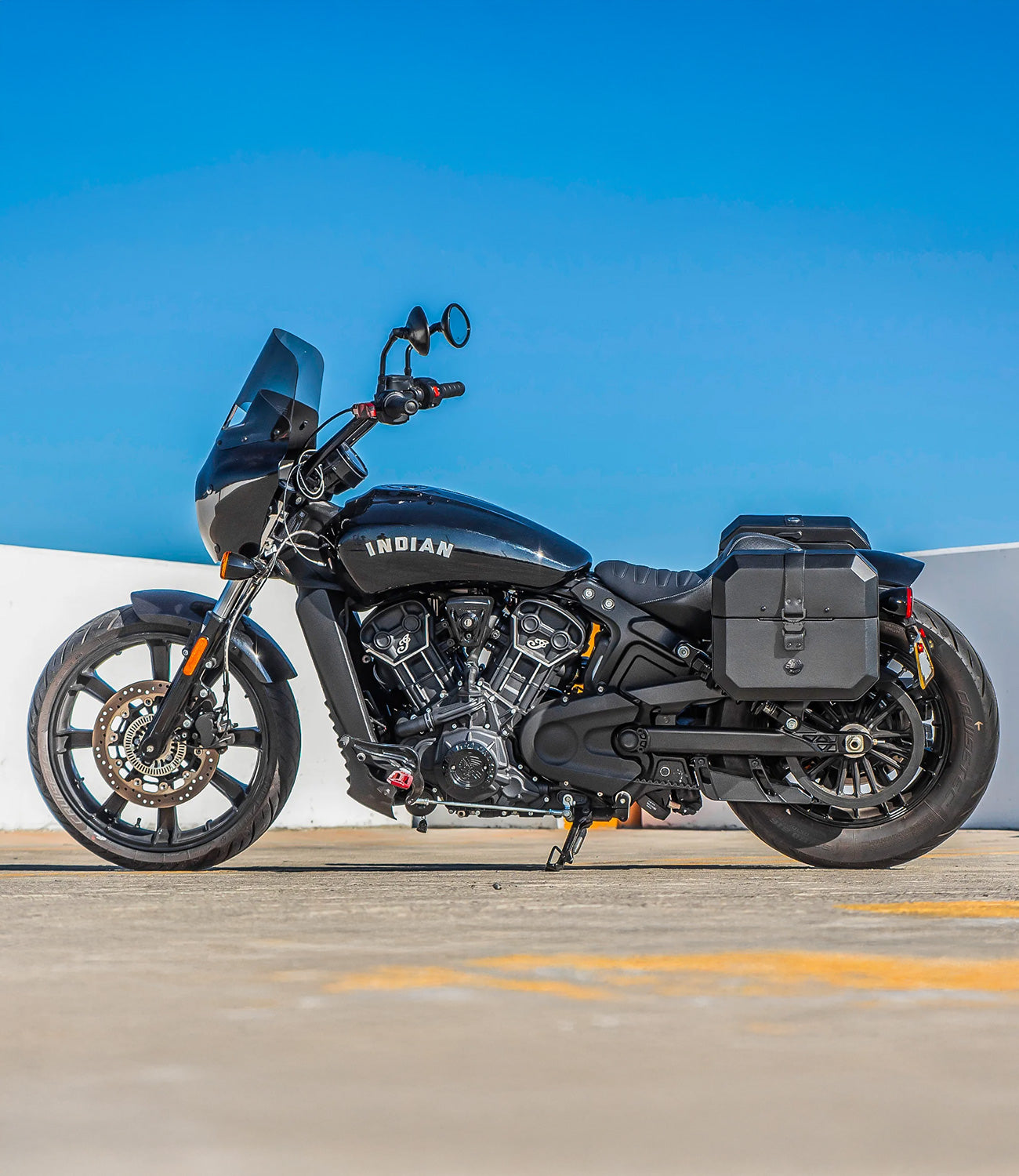 All Motorcycle Luggage Bags, Parts & Accessories By Bike for Indian Scout Rogue Sixty Mobile Banner