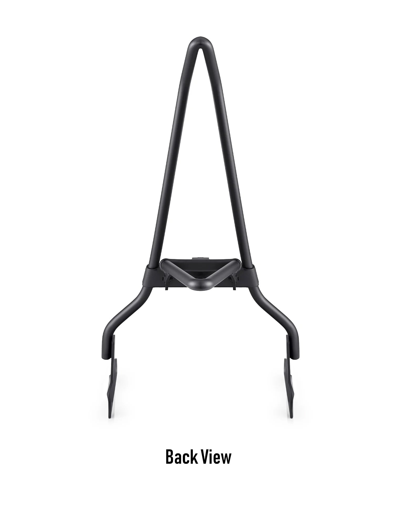 Iron Born 25" Sissy Bar with Foldable Luggage Rack for Honda Shadow 750 Phantom Matte Black Back View