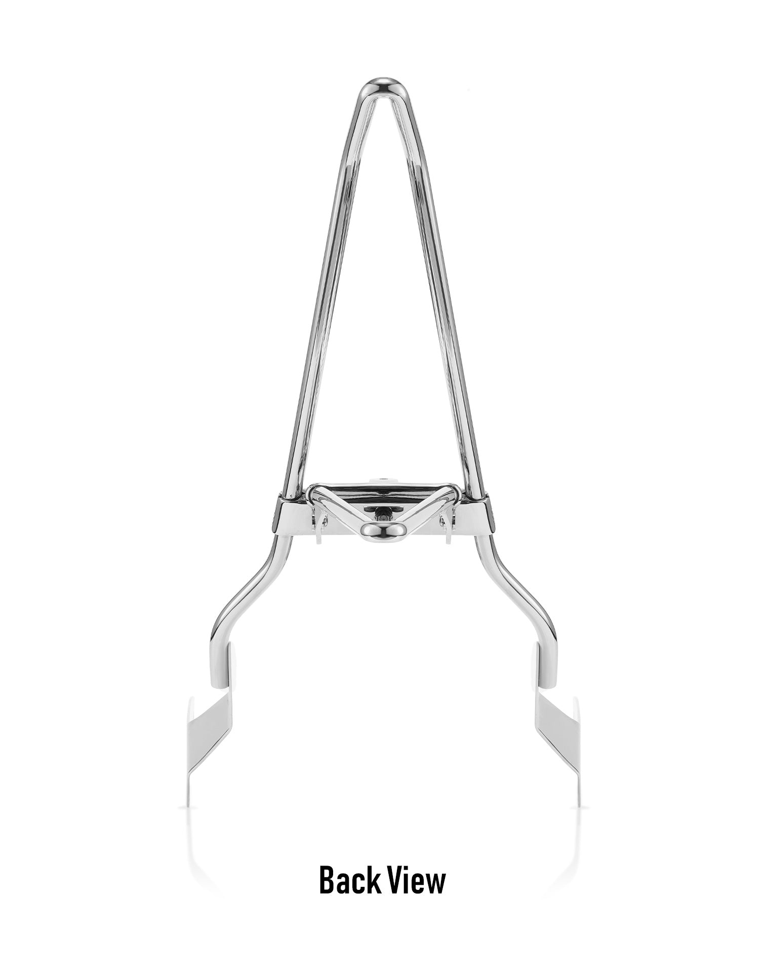 Iron Born Blade 25" Suzuki Boulevard C50 (VL800) Sissy Bar w/ Foldable Luggage Rack Chrome Back View