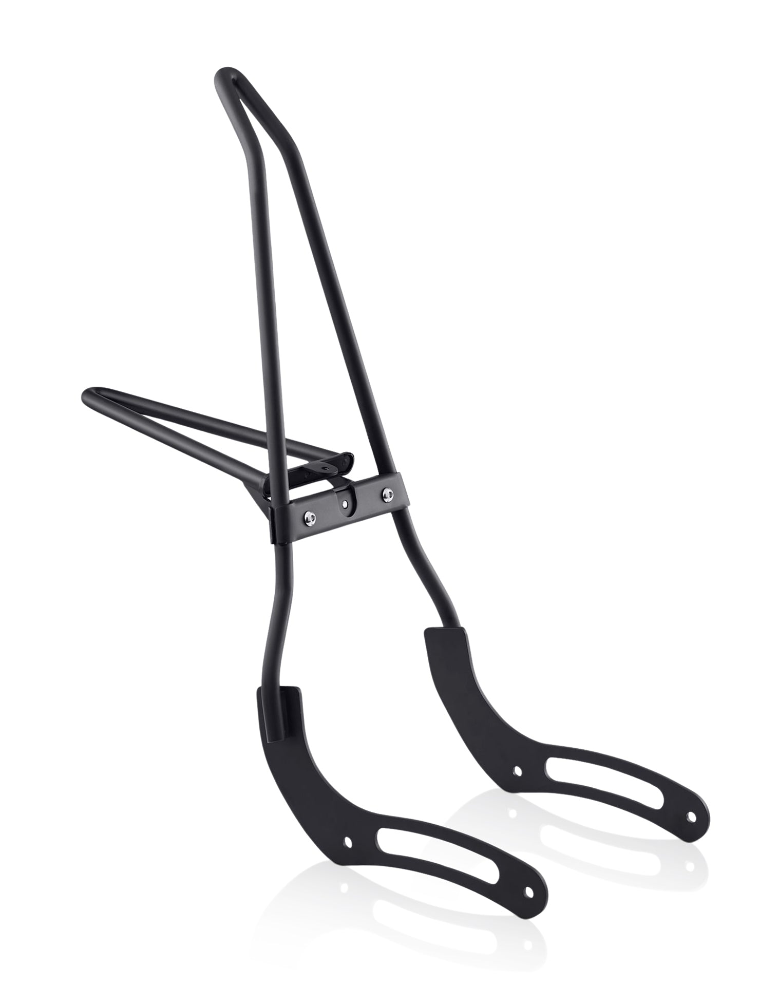 Iron Born Blade 25" Sissy Bar with Foldable Luggage Rack for Honda Rebel 300/ABS Matte Black Main View