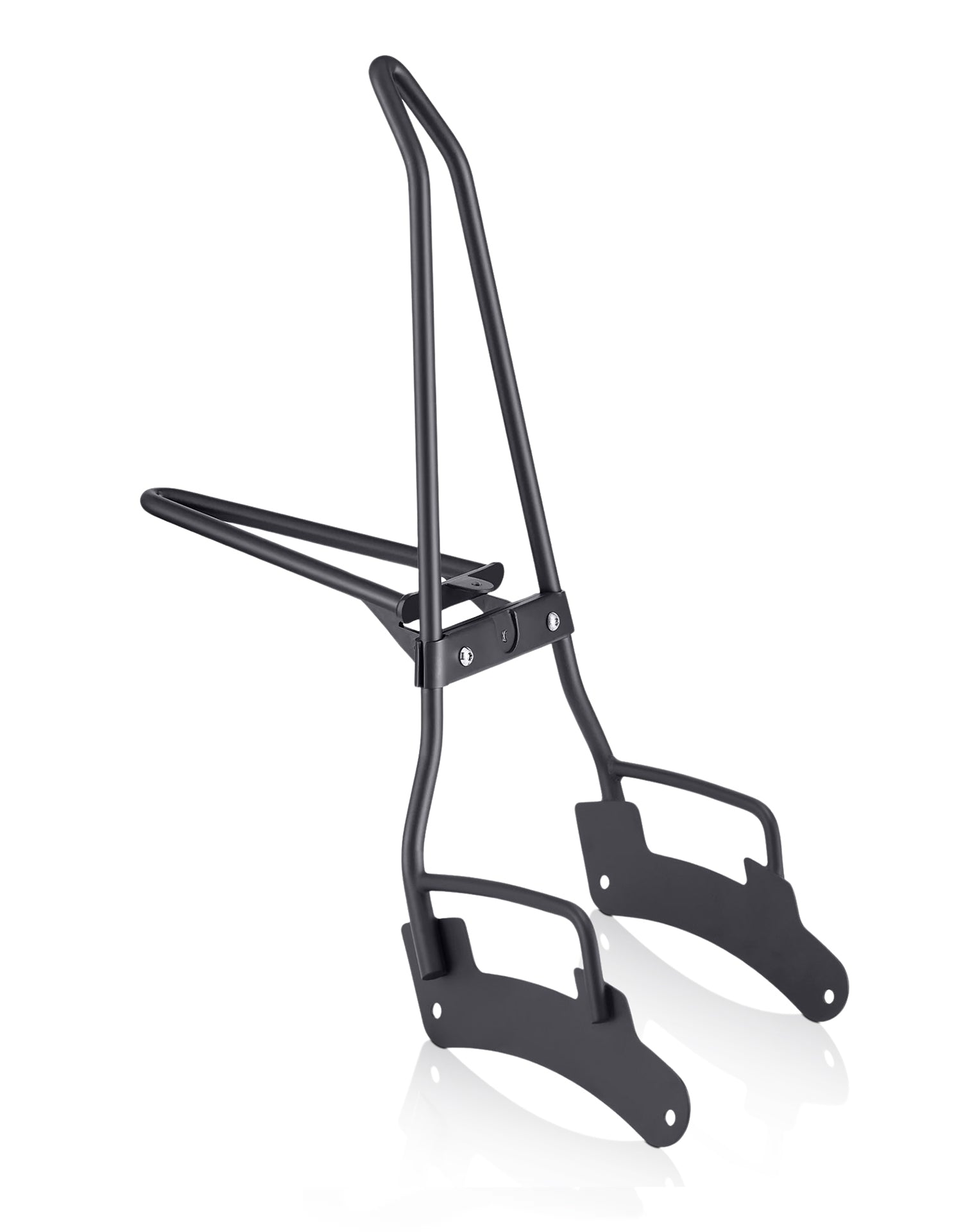 Iron Born Blade 25" Indian Chief Bobber (2022+) Sissy Bar with Foldable Luggage Rack Matte Black Main View