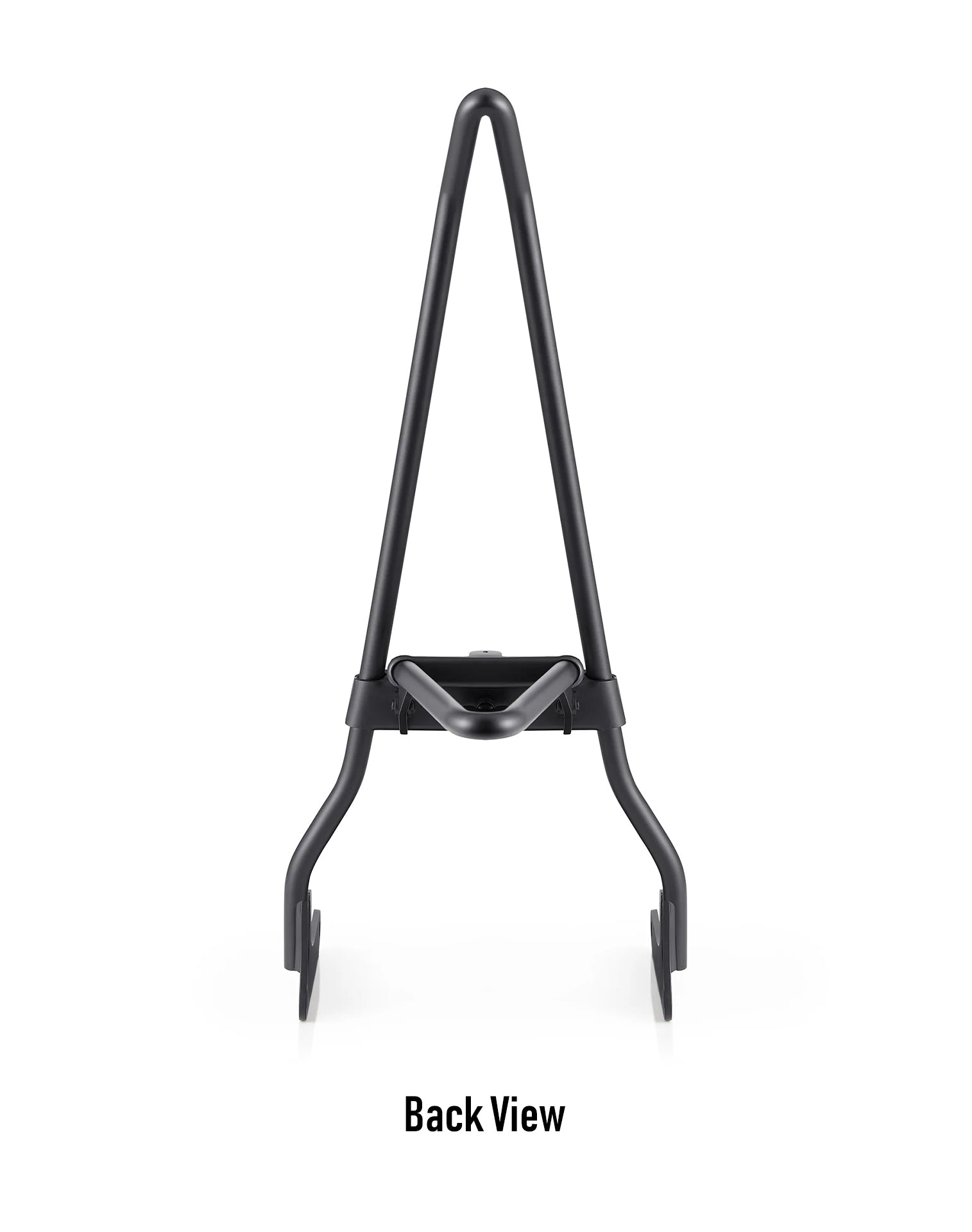 Iron Born Blade 25" Indian Scout Sissy Bar with Foldable Luggage Rack Matte Black Back View