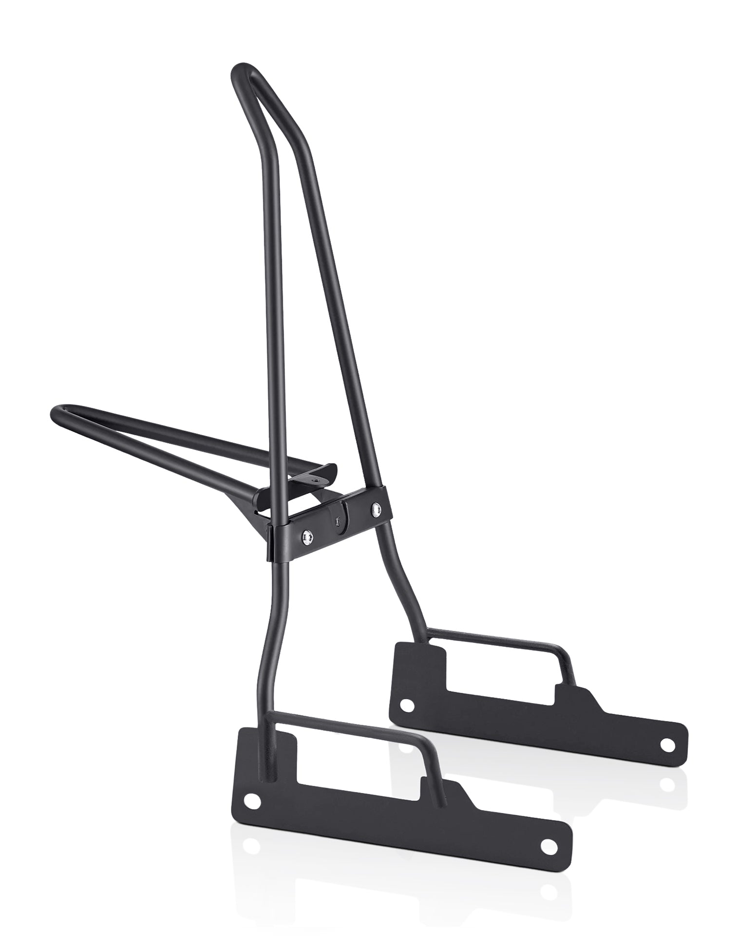 Iron Born Blade 25" Indian Scout Sixty Sissy Bar with Foldable Luggage Rack Matte Black Main View