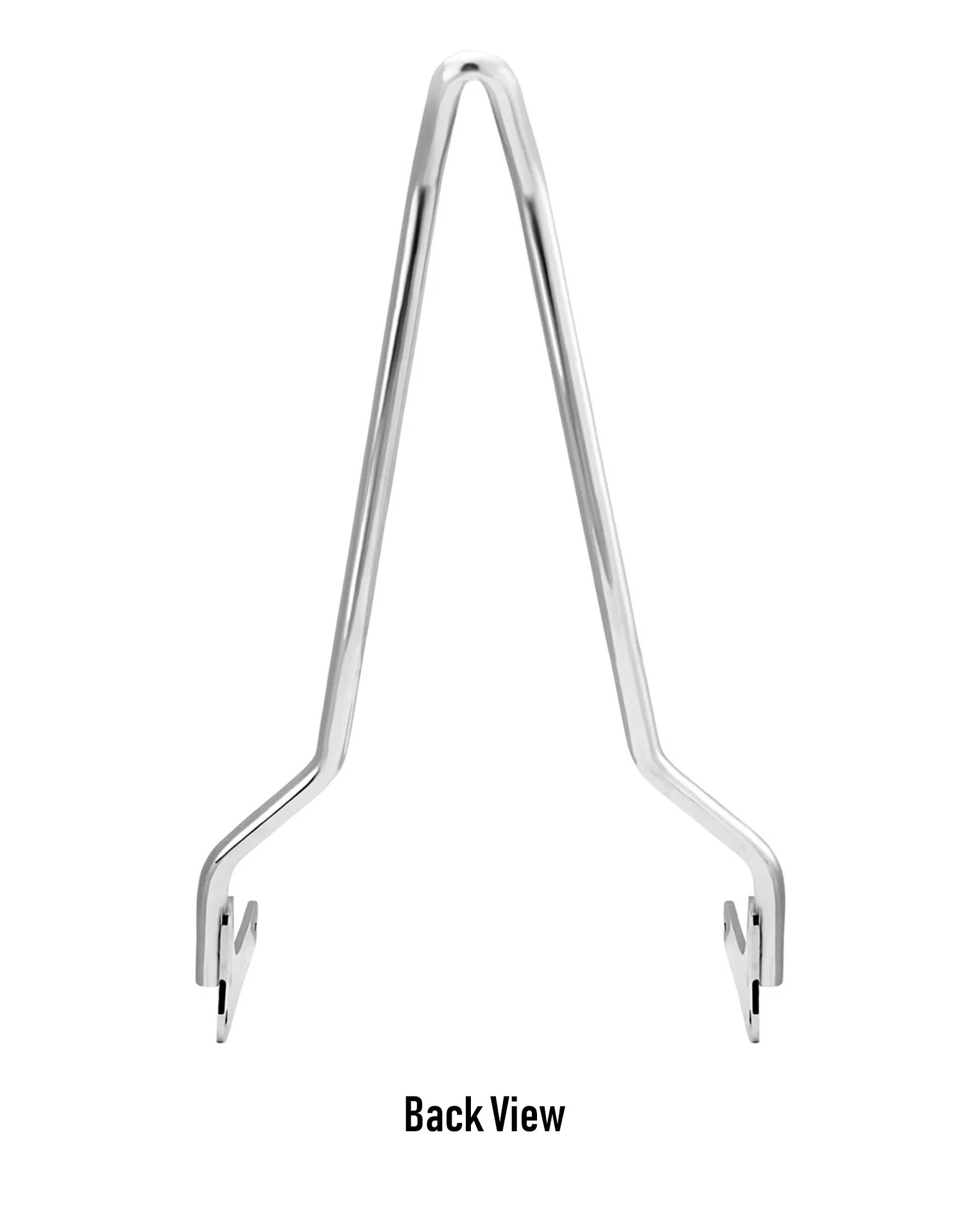 Iron Born Blade 25" Sissy Bar for Harley Softail Fat Bob Chrome Back View