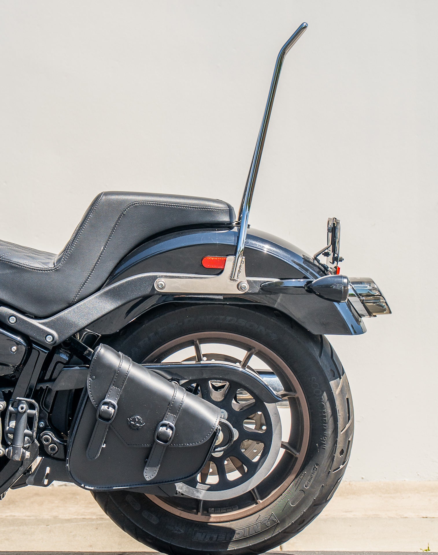 Iron Born Blade 25" Sissy Bar for Harley Softail Low Rider S FXLRS Chrome v2