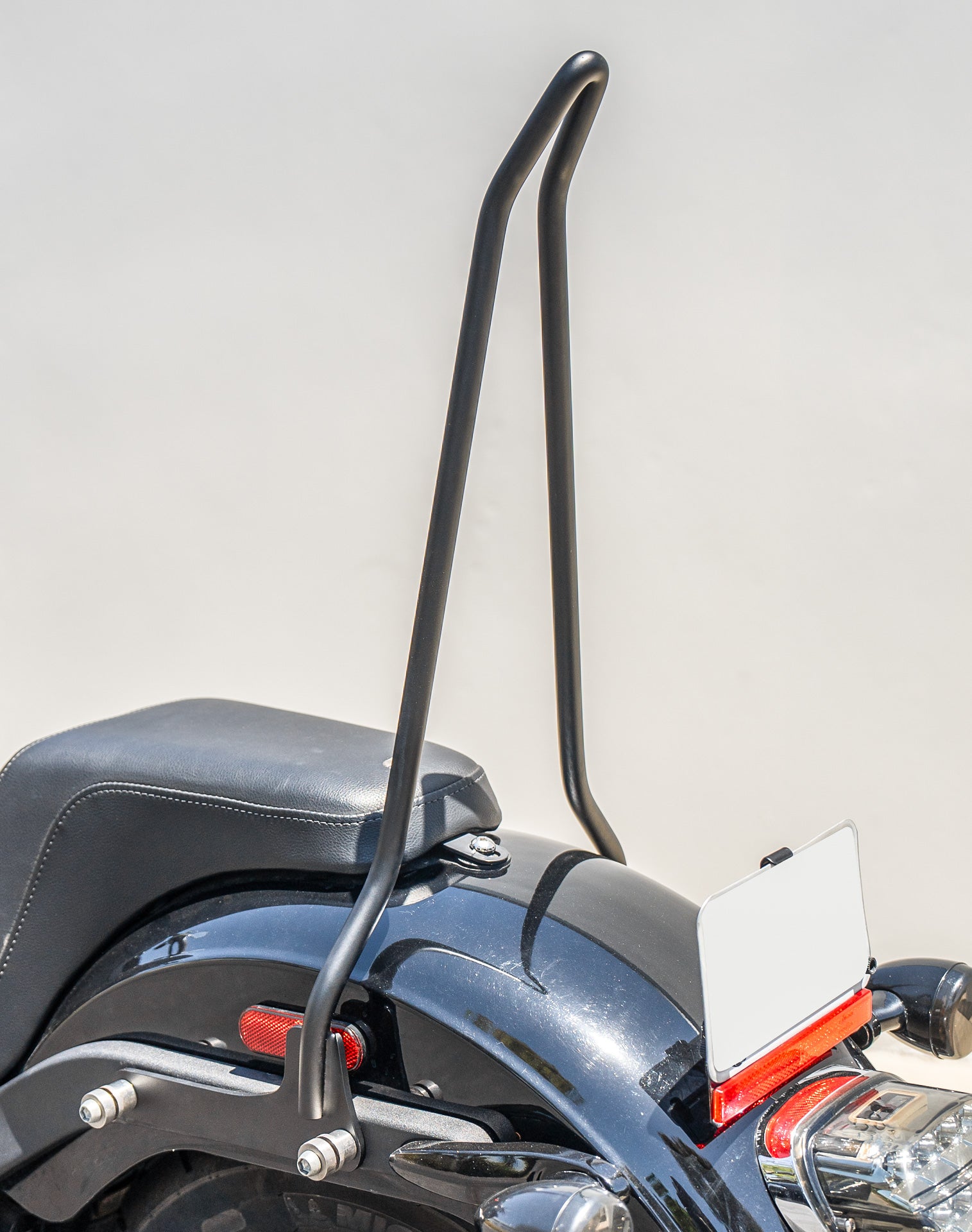 Iron Born Blade 25" Sissy Bar for Harley Softail Low Rider S FXLRS Matte Black v4