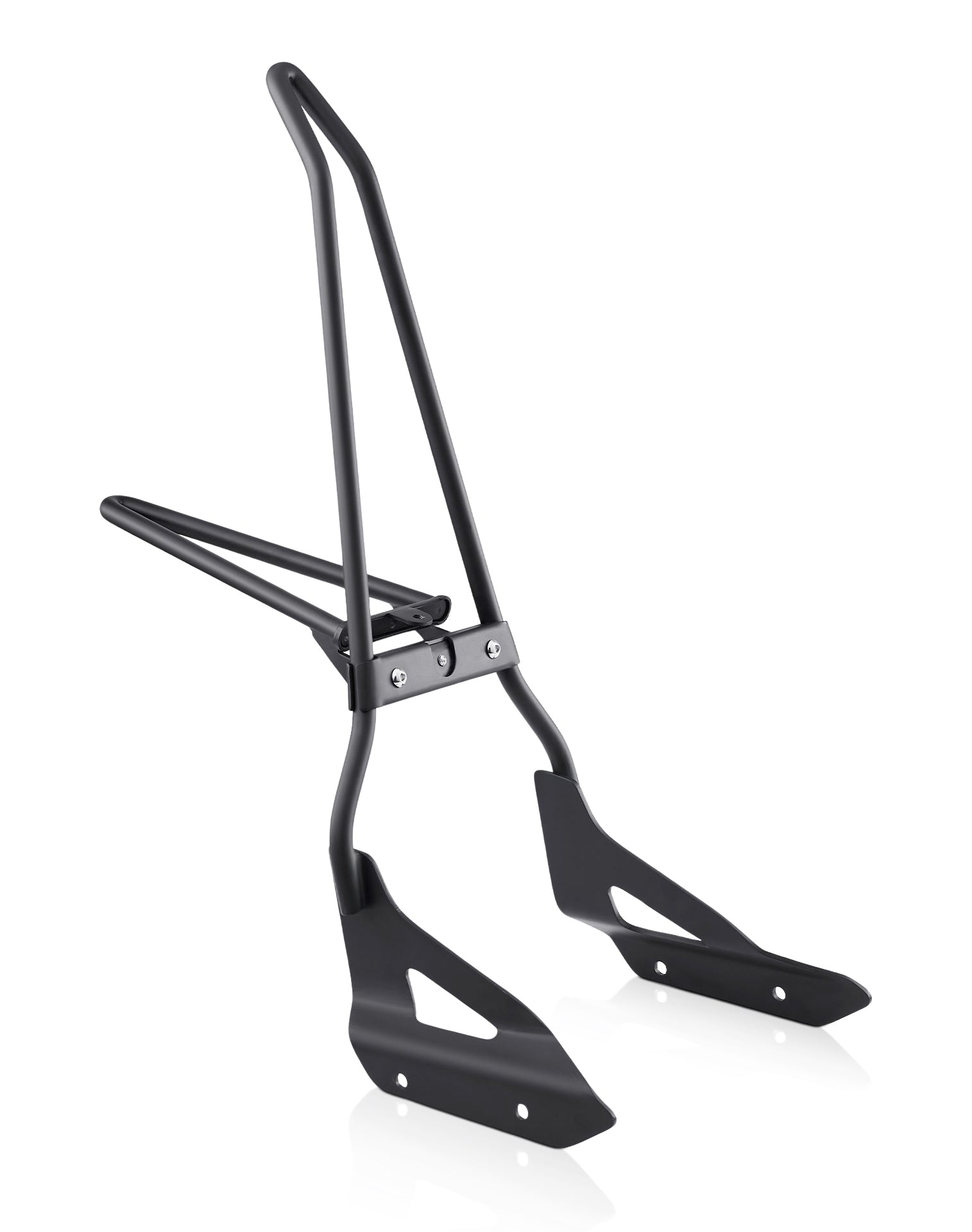 Iron Born Blade 25" Honda 750 Shadow RS Sissy Bar with Foldable Luggage Rack Matte Black Main View