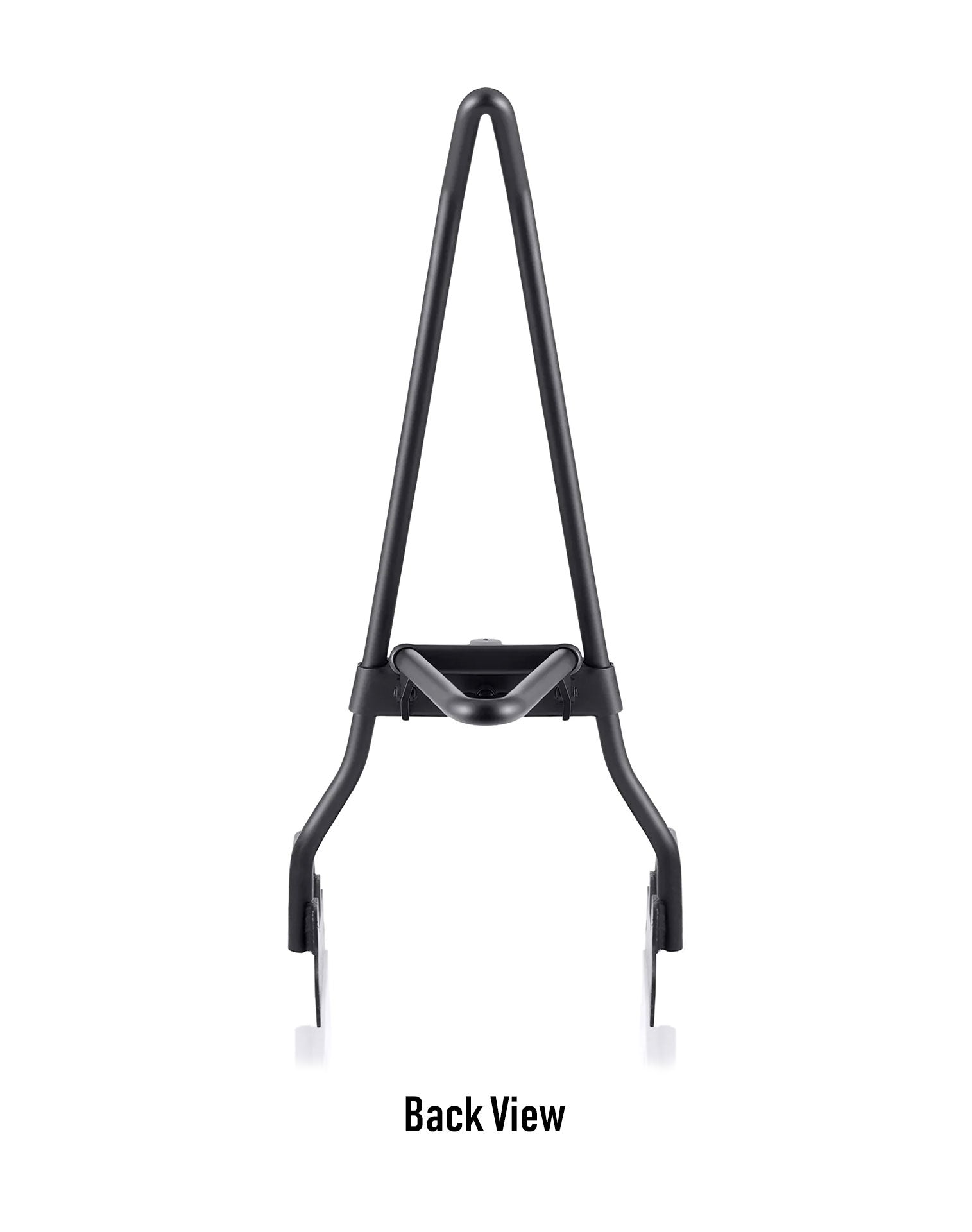 Iron Born Blade 25" Sissy Bar with Foldable Luggage Rack for Harley Dyna Low Rider S FXDLS (2016-17) Matte Black Back View