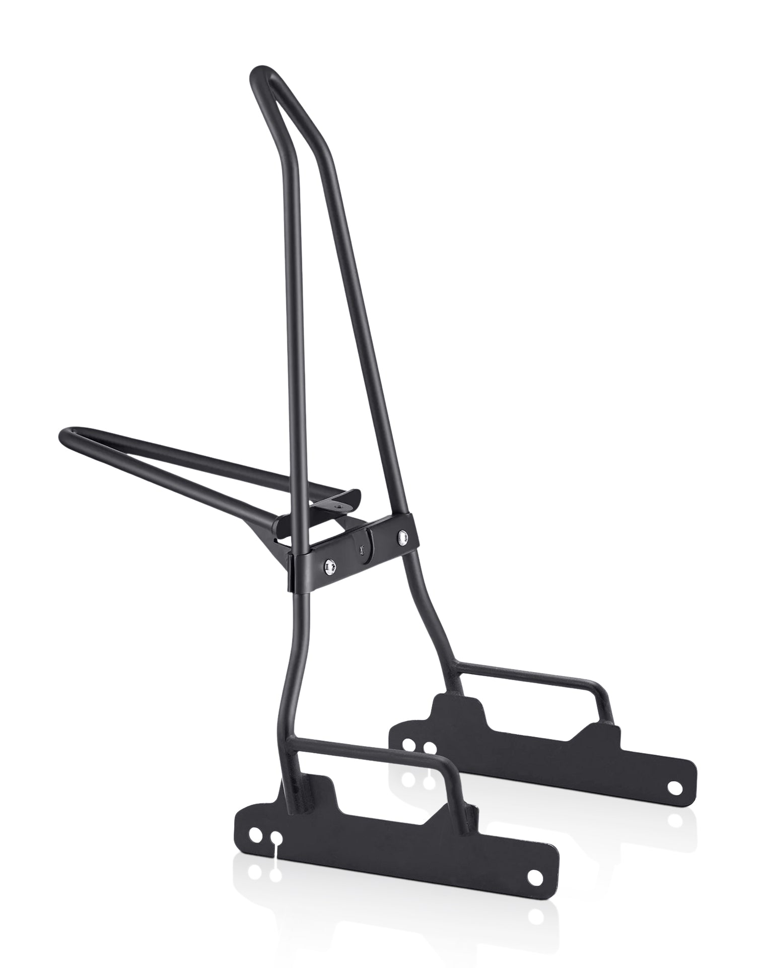 Iron Born Blade 25" Sissy Bar with Foldable Luggage Rack for Harley Dyna Low Rider FXDL Matte Black Main View