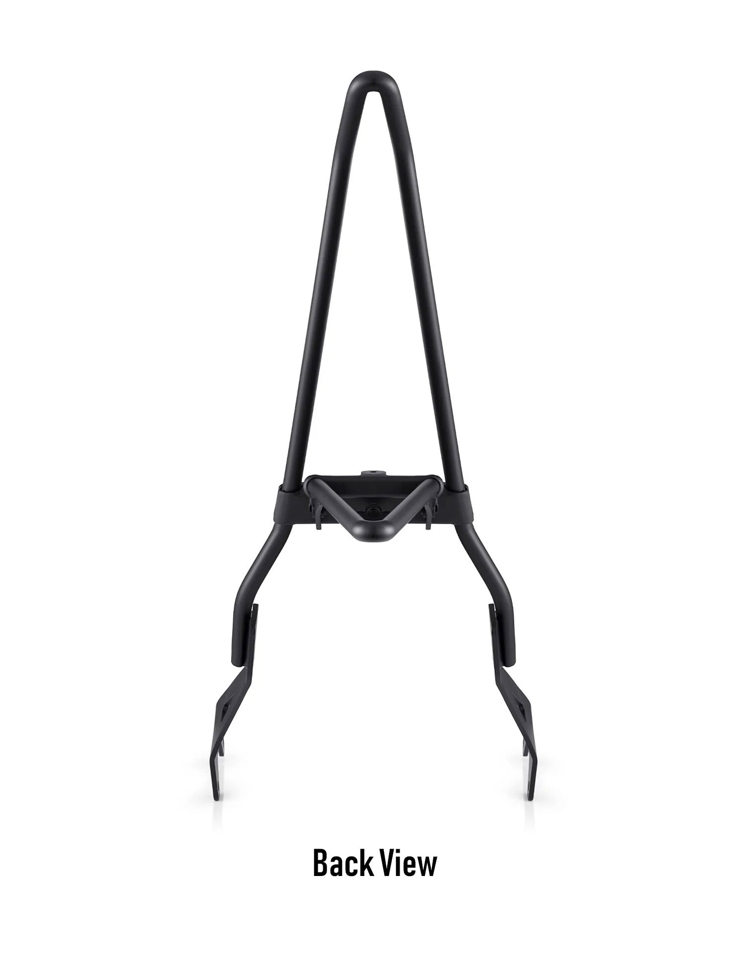 Iron Born Blade 25" Yamaha Bolt Sissy Bar with Foldable Luggage Rack Matte Black Back View