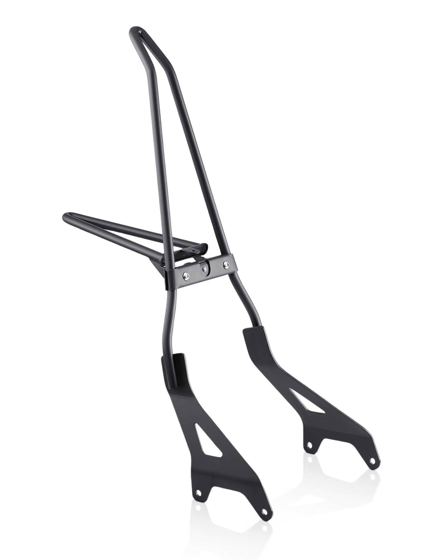 Iron Born Blade 25" Yamaha Bolt Sissy Bar with Foldable Luggage Rack Matte Black Main View