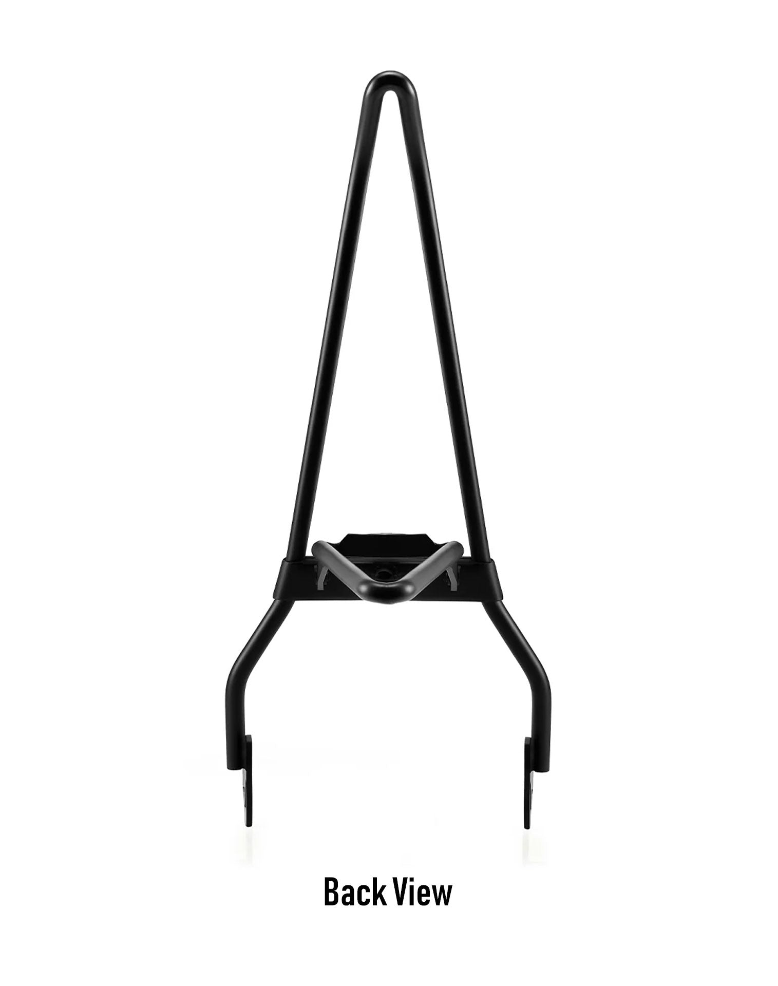Iron Born Sissy Bar with Foldable Luggage Rack for Harley Sportster Seventy Two Matte Black Back View