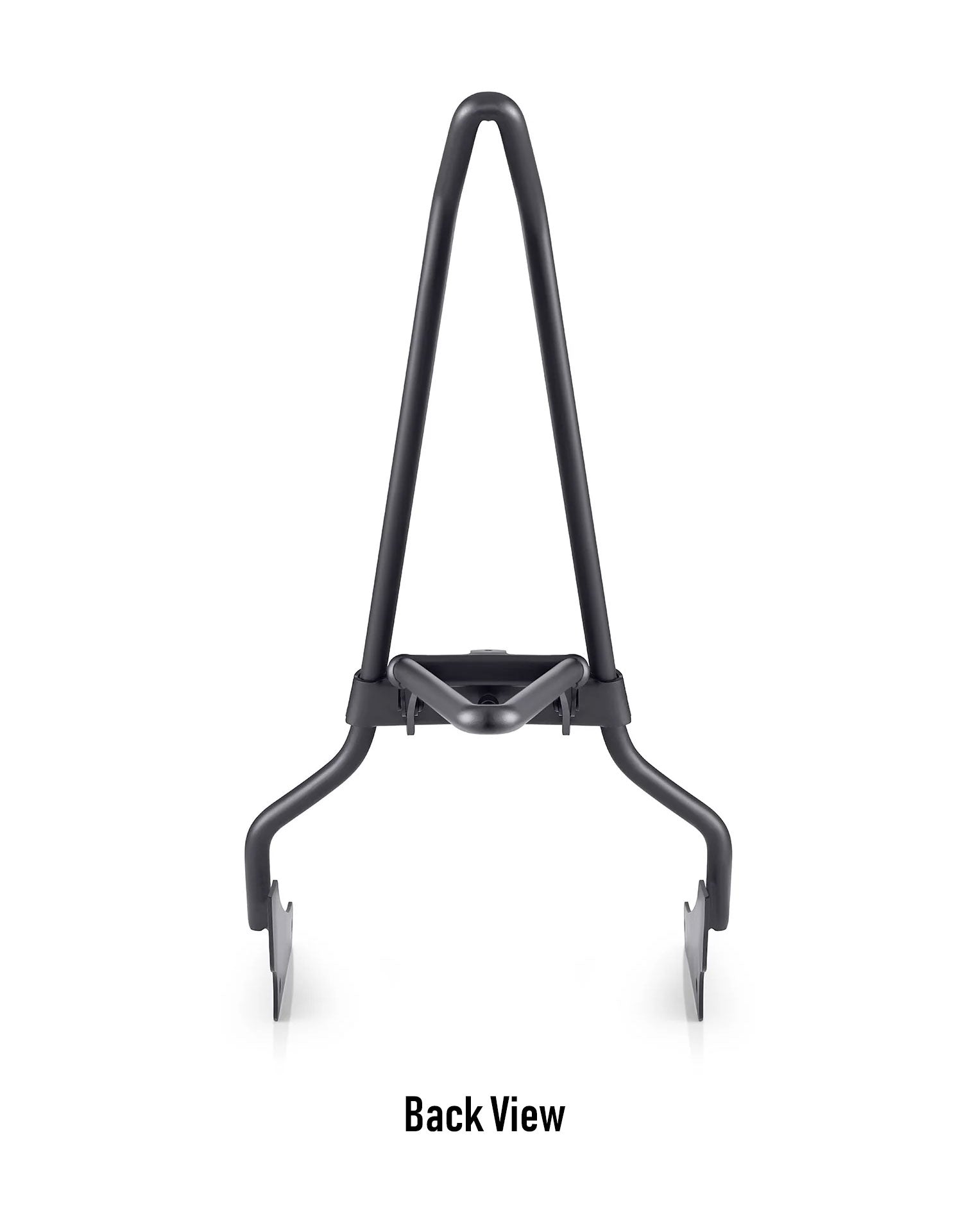 Iron Born Sissy Bar with Foldable Luggage Rack for Harley Sportster Nightster RH975/S Matte Black Back View