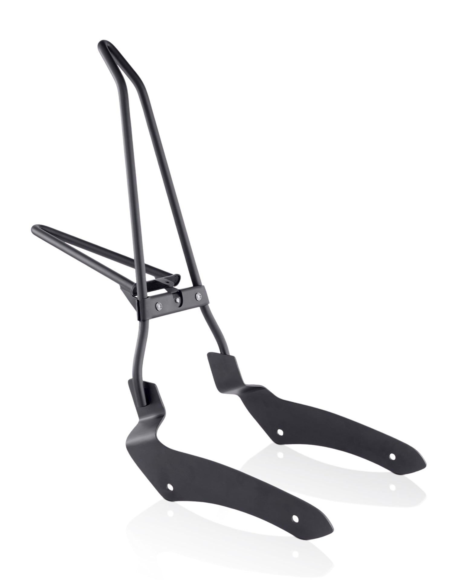 Iron Born Blade 25" Sissy Bar with Foldable Luggage Rack for Kawasaki Vulcan 900 Custom, VN900C Matte Black Main View