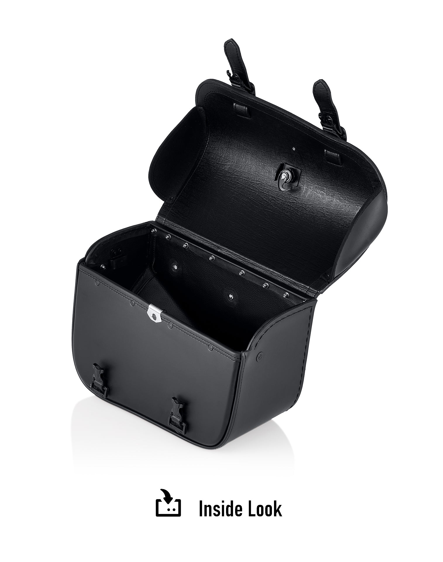 30L - Kronan Large BMW R18 Leather Saddlebags Inside Look