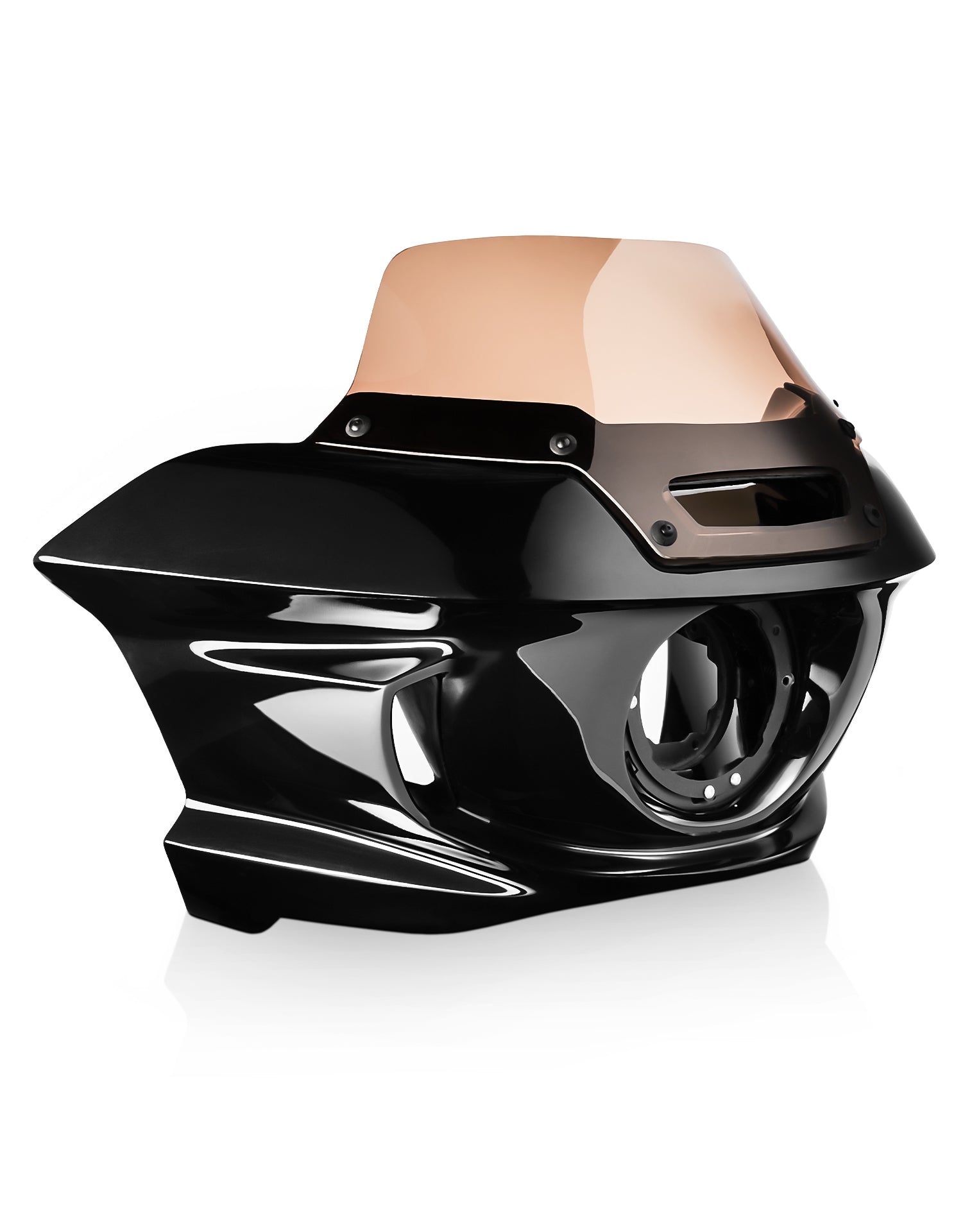 Viking Maverick Motorcycle Fairing For Harley Softail Low Rider S FXLRS Gloss Black Main View