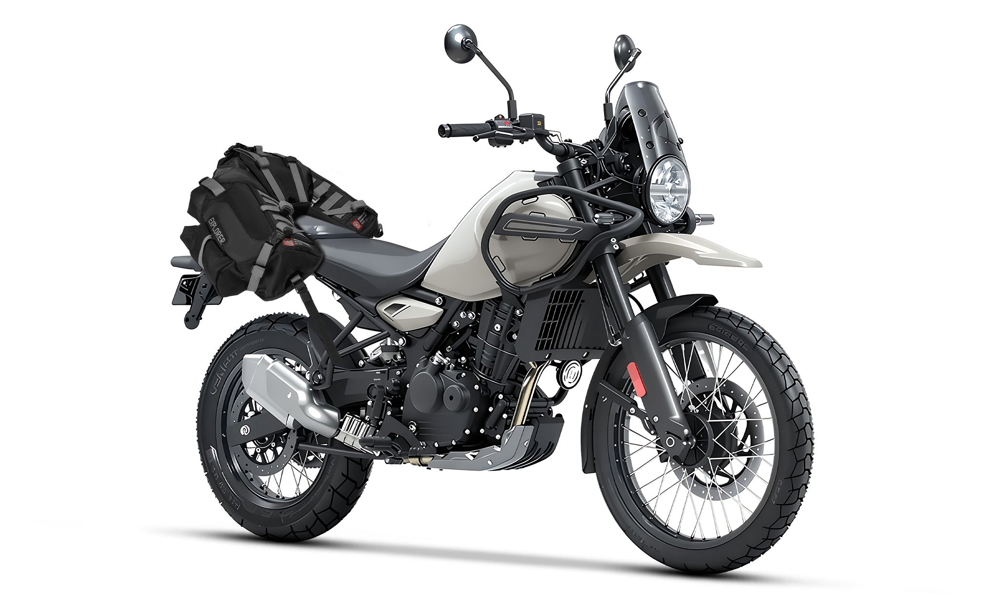 40L - Odyssey Royal Enfield ADV Touring Luggage System Bag on Bike @expand