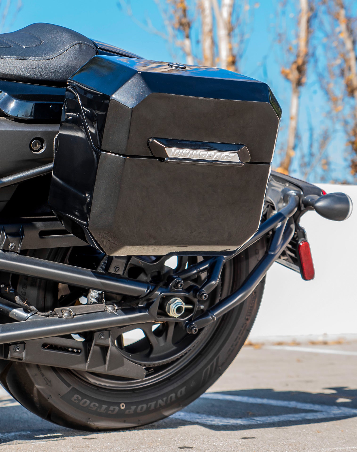 10L - Outlaw Quick-Mount Small Harley Sportster S (RH1250S) Painted Hard Solo Saddlebag (Left Only) v2