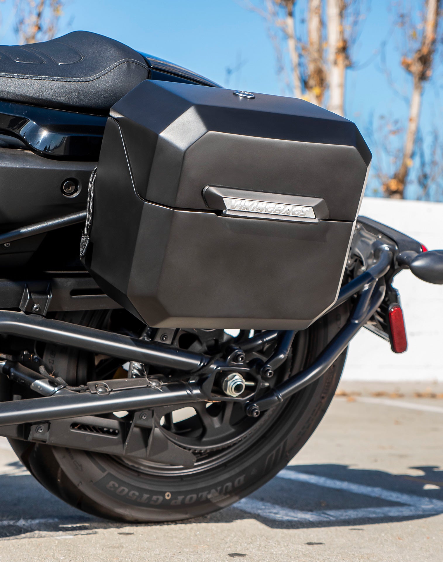 10L - Outlaw Quick Mount Small Harley Sportster S (RH1250S) Matte Hard Solo Saddlebag (Left Only) v2