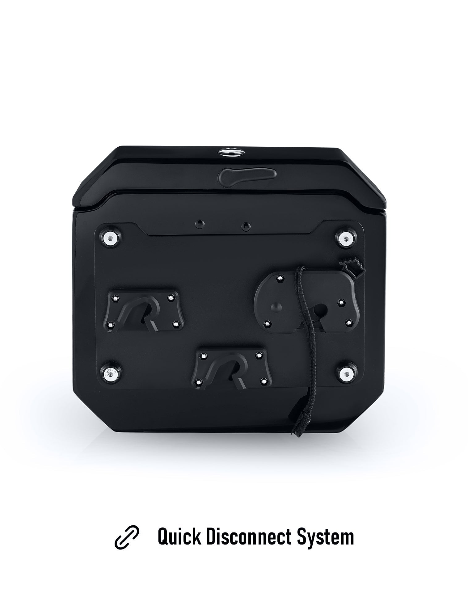 20L - Outlaw Quick-Mount Small Triumph Bonneville T100 Painted Hard Saddlebags Quick Disconnect System