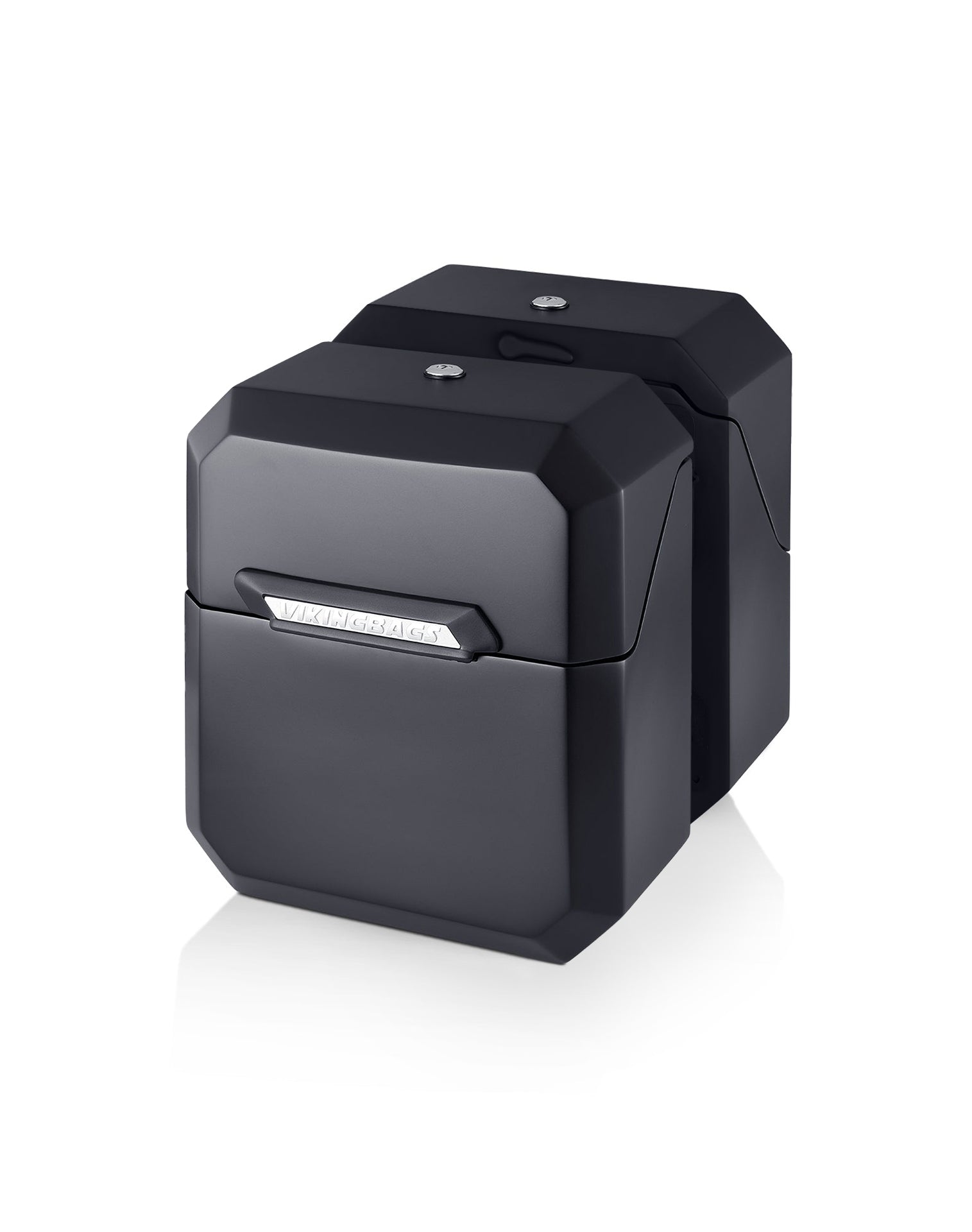 30L - Outlaw Quick-Mount Medium Suzuki Boulevard M109 VZR1800 Matte Hard Saddlebags Hero Image